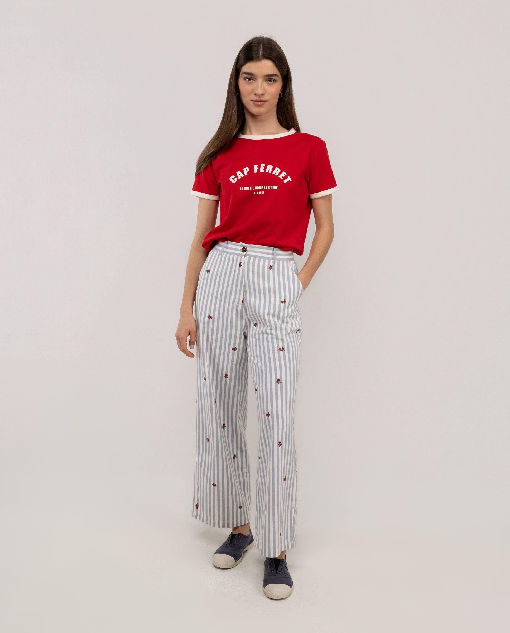 Camiseta Norma Manga Corta Rojo MUJER PV 26-1