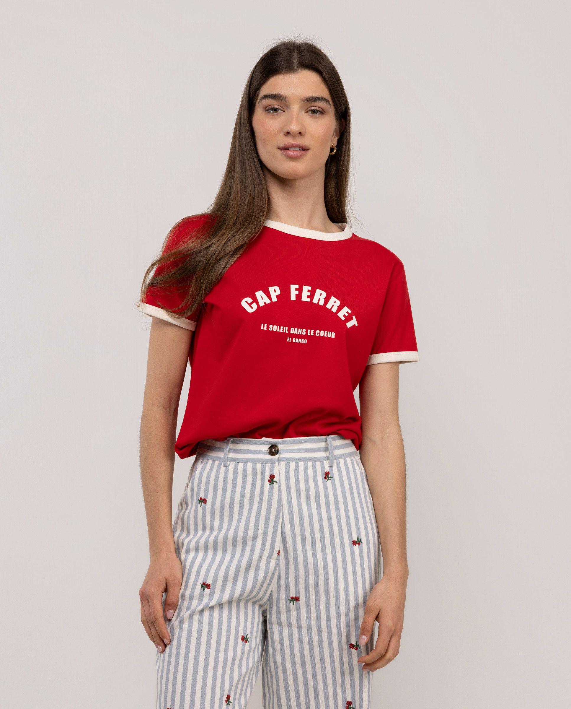 Camiseta Norma Manga Corta Rojo MUJER PV 26-2