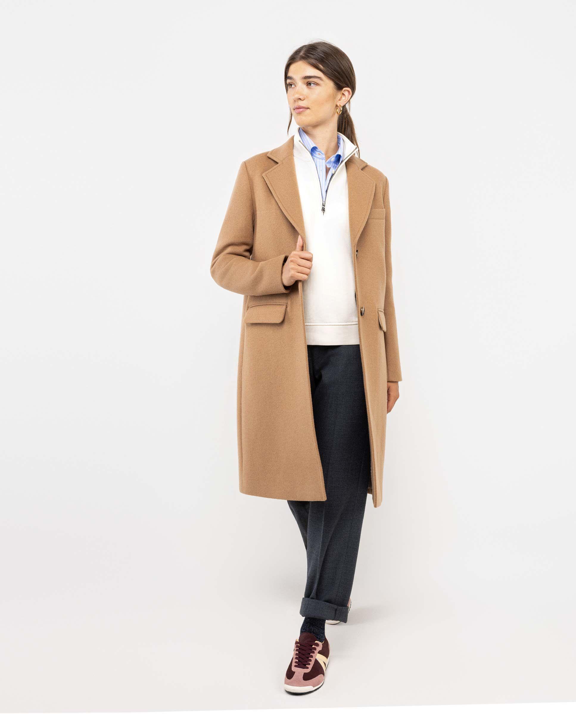 Abrigo Paño Lana Beige MUJER OI 25-2