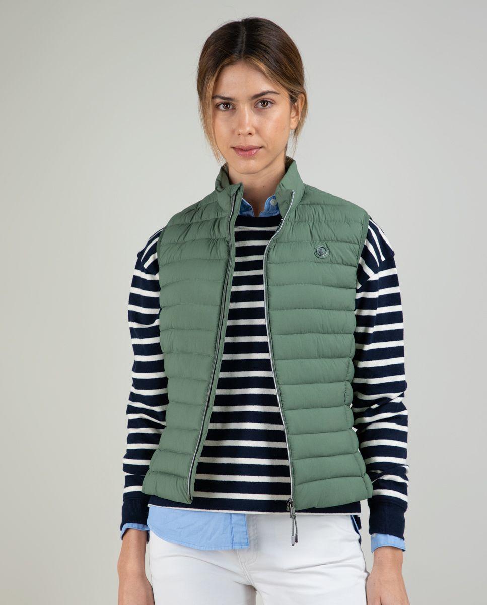 Chaleco Acolchado Verde MUJER PV 25-0