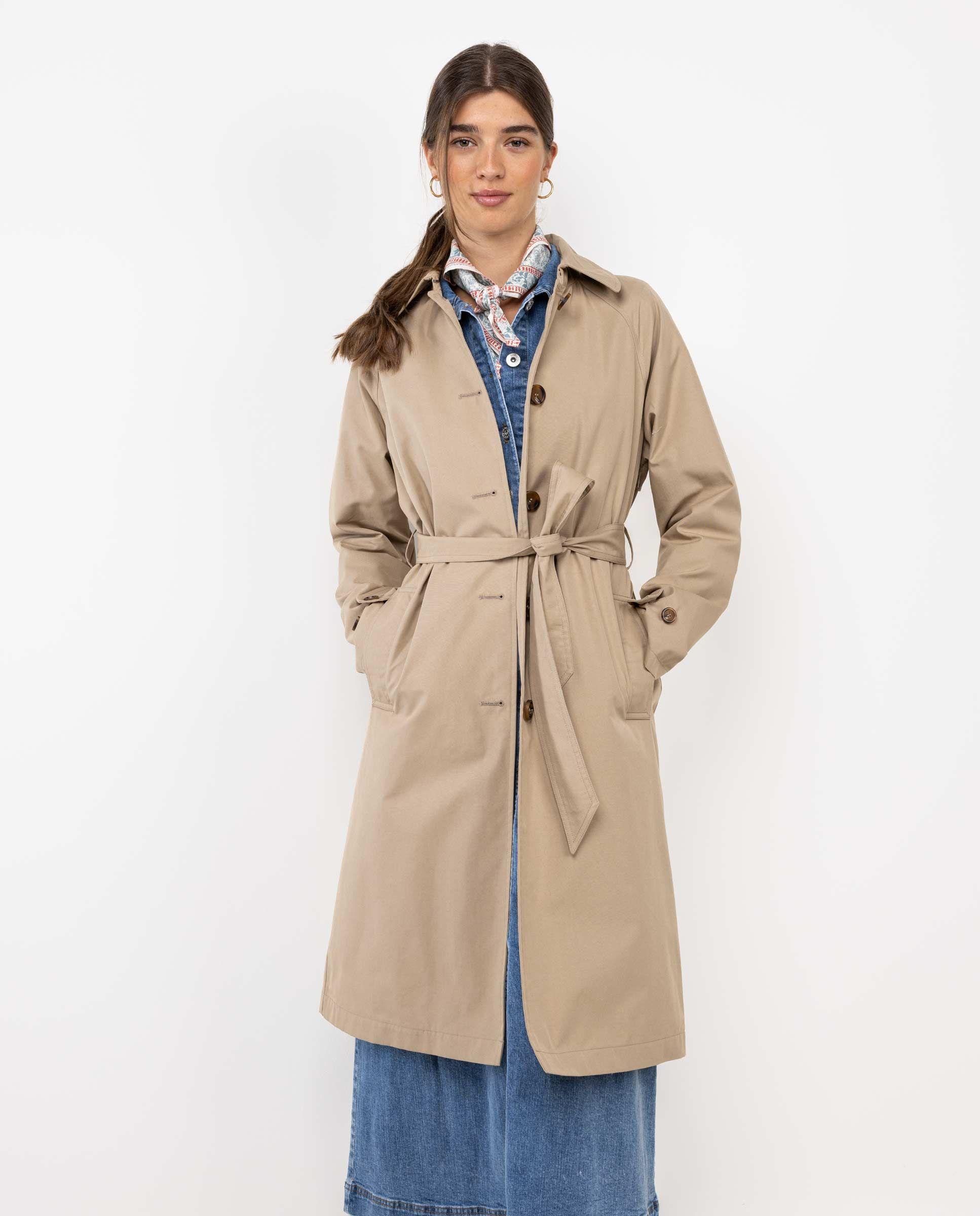 Gabardina Algodón Beige MUJER OI 25-2