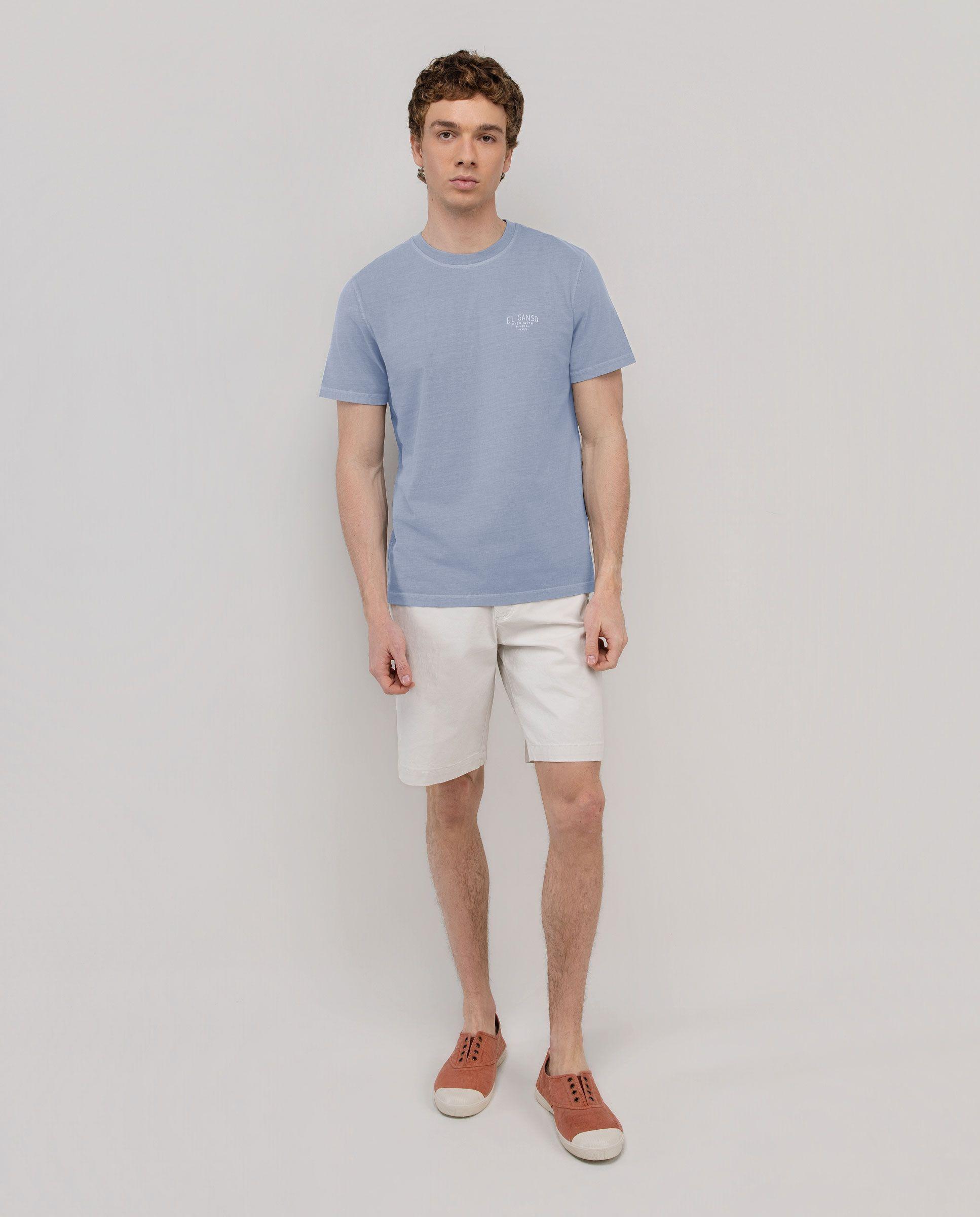 Camiseta Tinte Mineral Azul HOMBRE PV 26-0