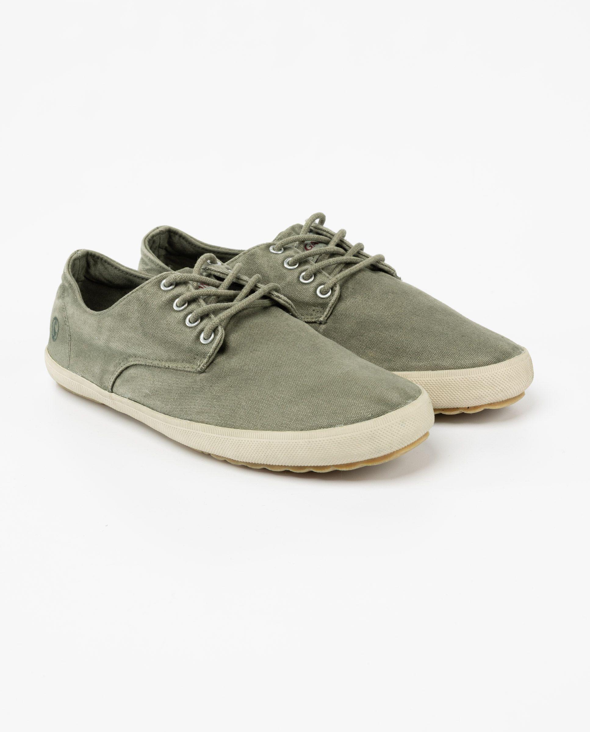 Derby Garment Dyed Canvas Kaki HOMBRE PV 26-1