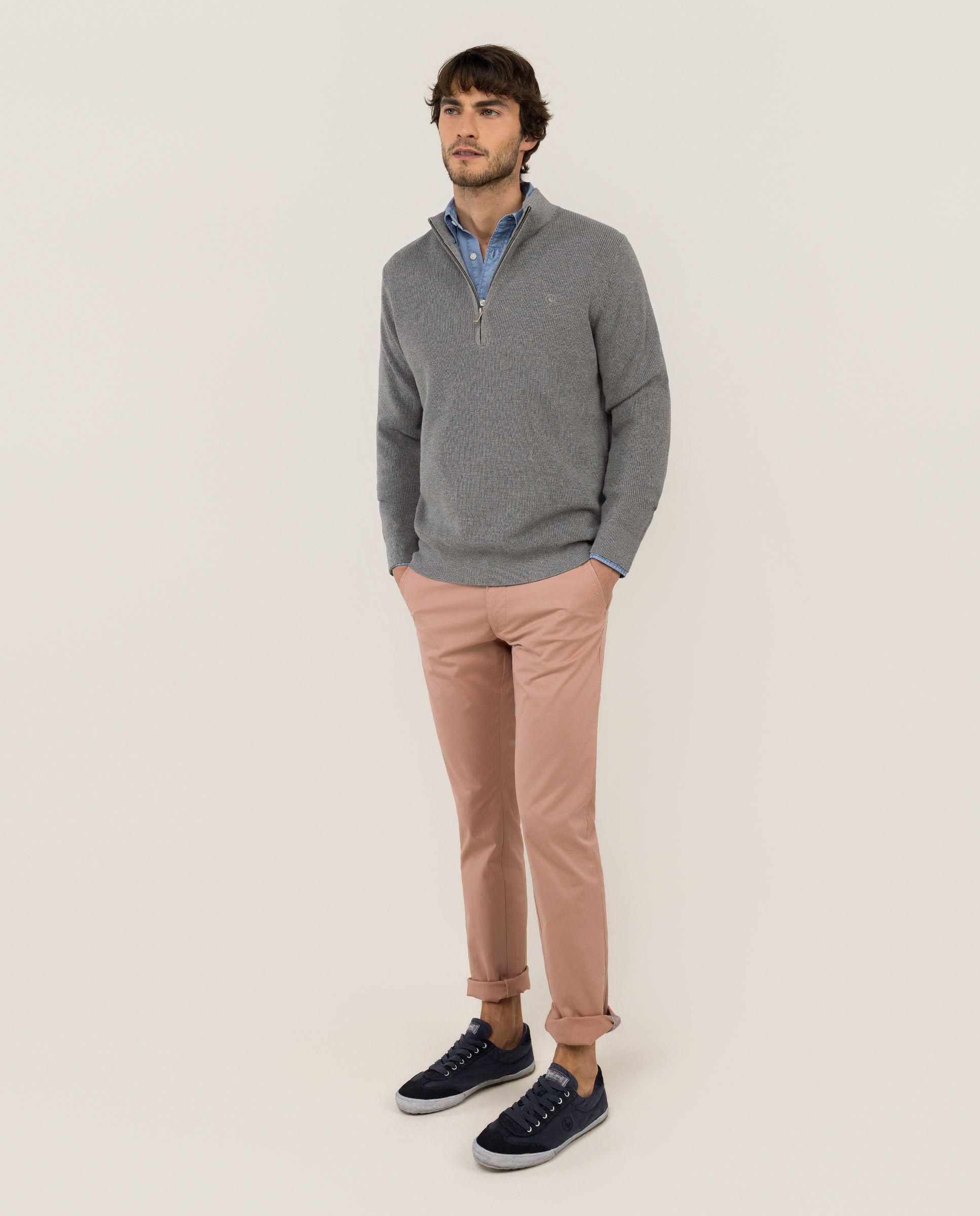 Pantalón Chino Básico Rojo HOMBRE PV 26-1