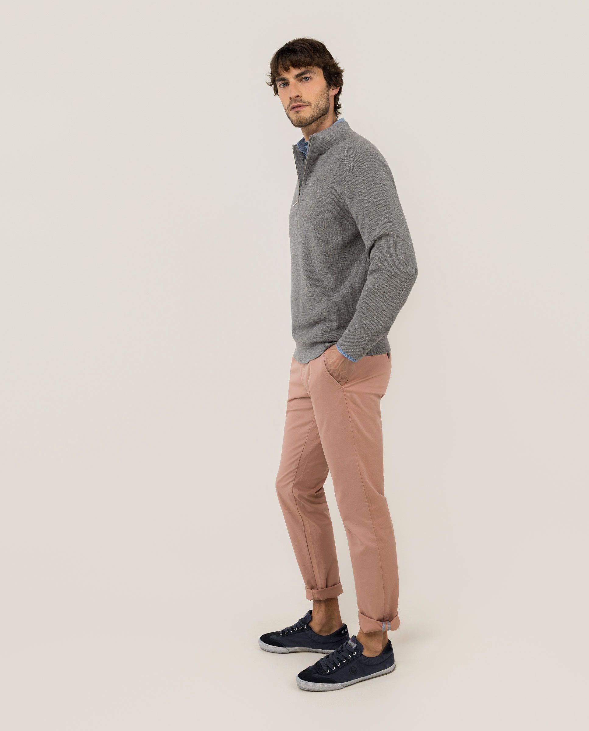 Pantalón Chino Básico Rojo HOMBRE PV 26-2
