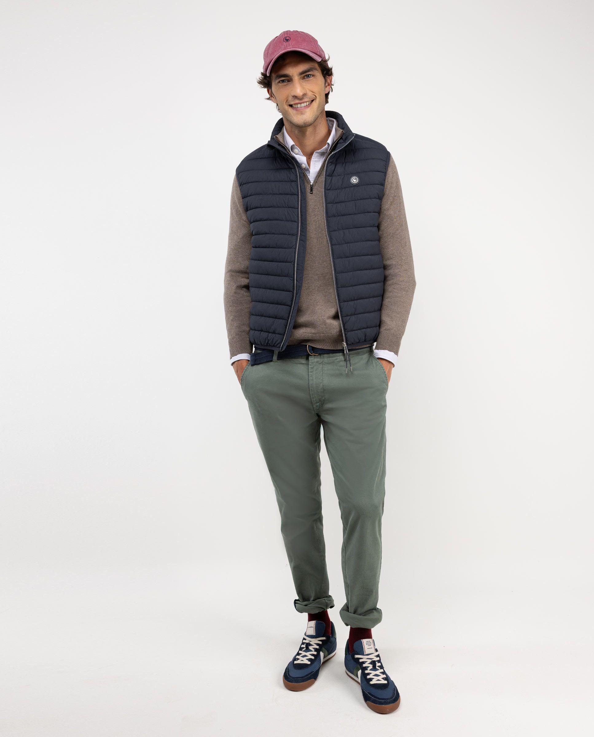 Chaleco Acolchado Básico Gris HOMBRE OI 25-1