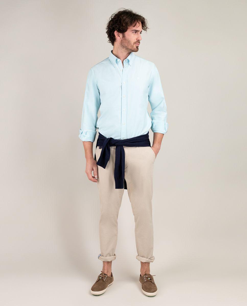 Camisa Oxford Lisa Aguamarina HOMBRE PV 25-1