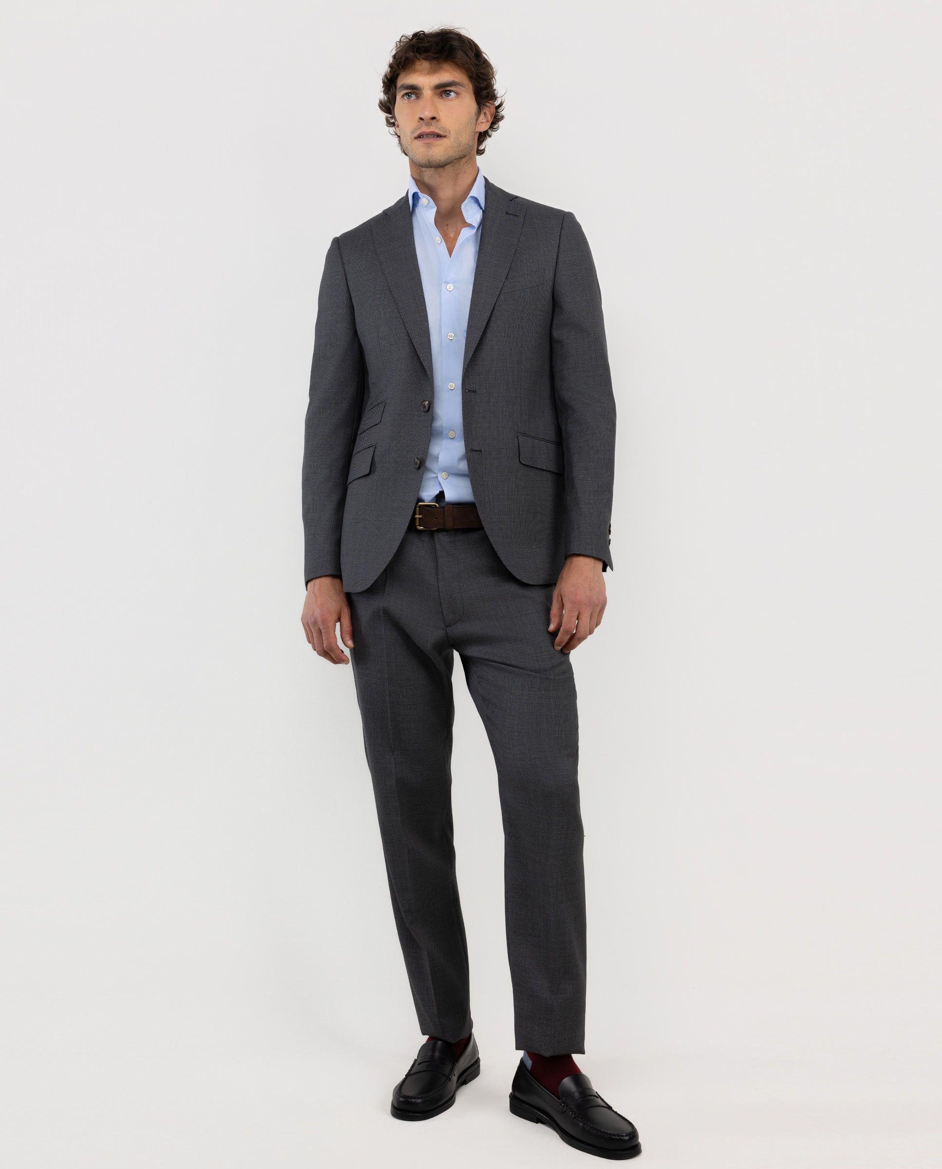 Americana Coordinada Ojo de Perdiz Gris HOMBRE OI 25-0