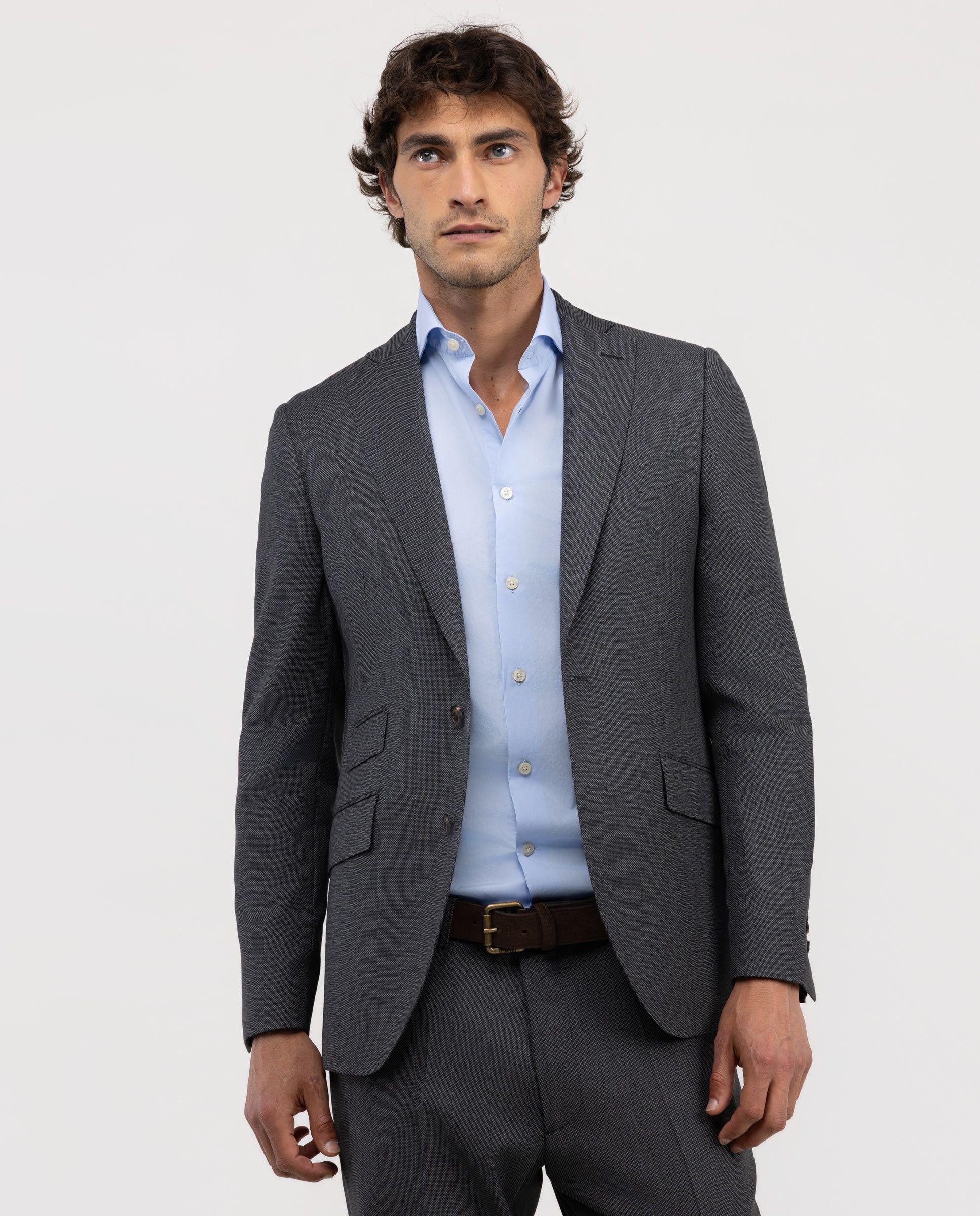 Americana Coordinada Ojo de Perdiz Gris HOMBRE OI 25-2