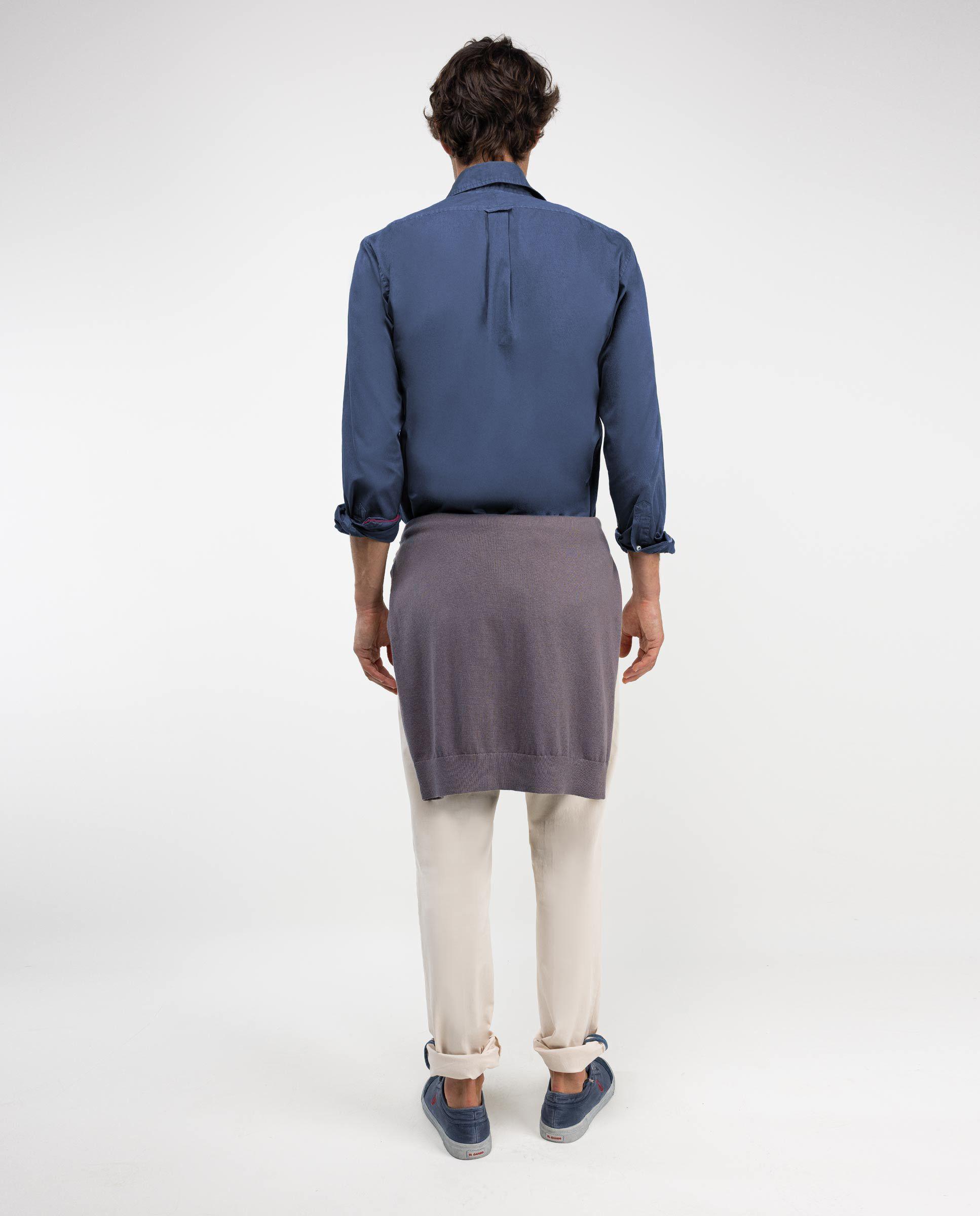 Camisa Garment Dyed Algodón Marino HOMBRE OI 25-1