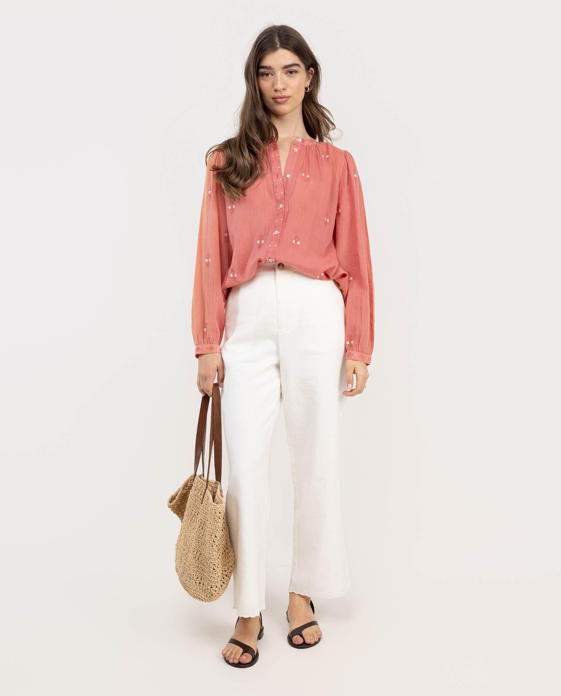 Blusa Aurora Bordados Teja MUJER PV 26-0