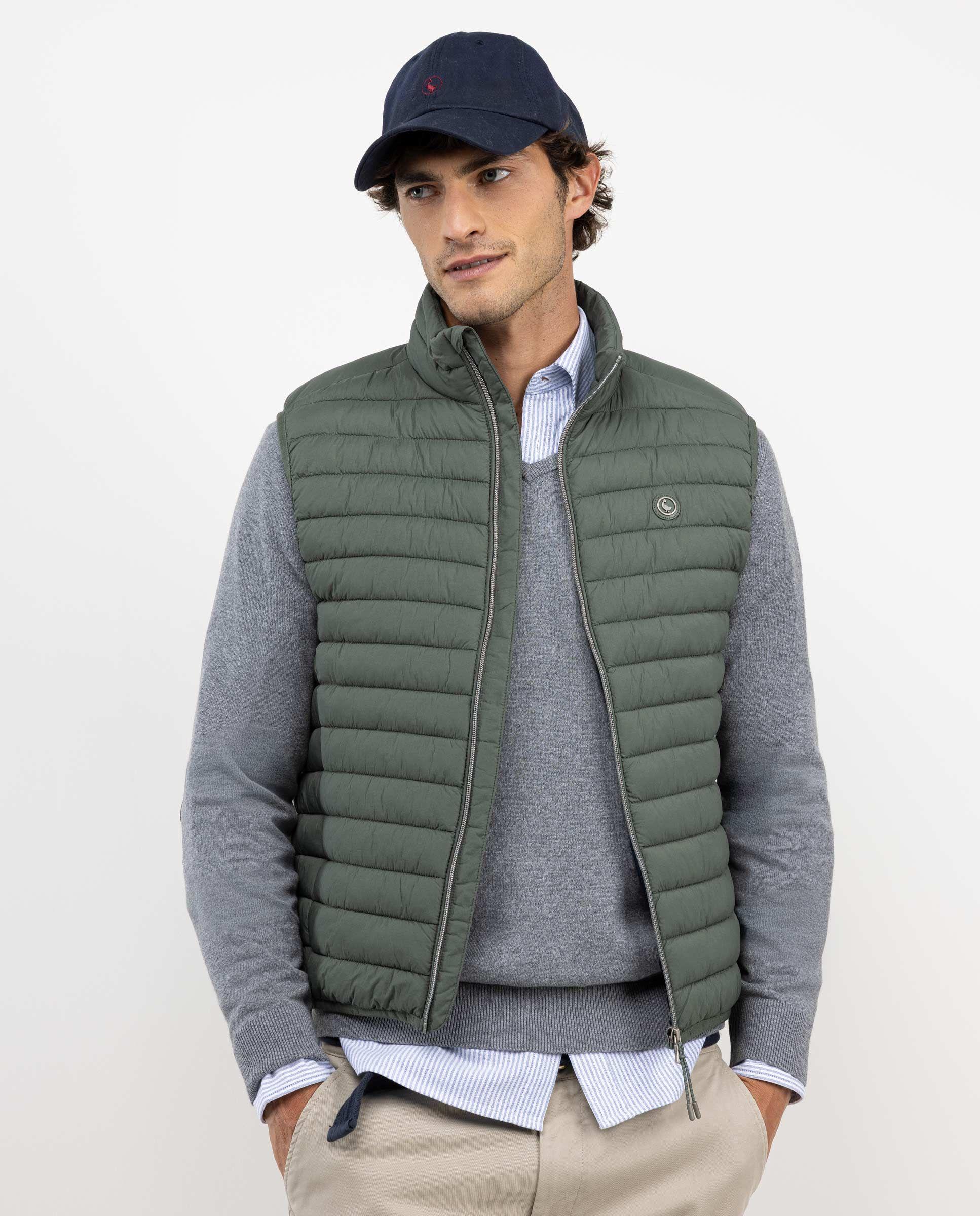 Chaleco Acolchado Básico Verde HOMBRE OI 25-1