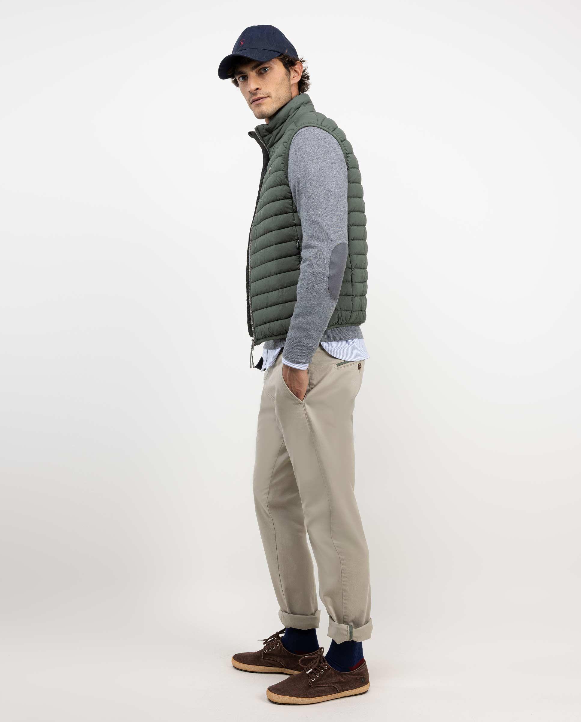 Chaleco Acolchado Básico Verde HOMBRE OI 25-2