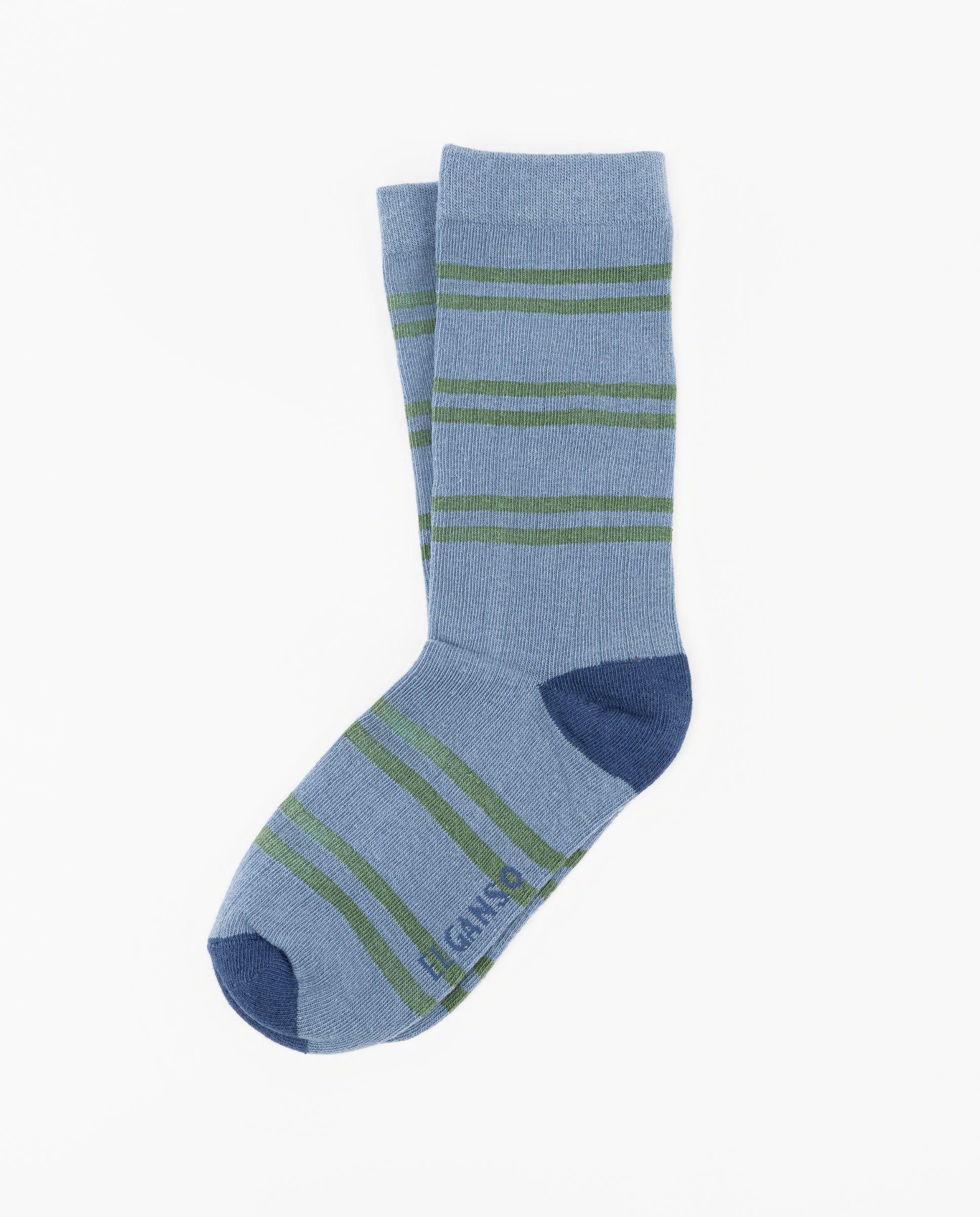 Calcetín Canalé Rayas Azul MUJER OI 25-0