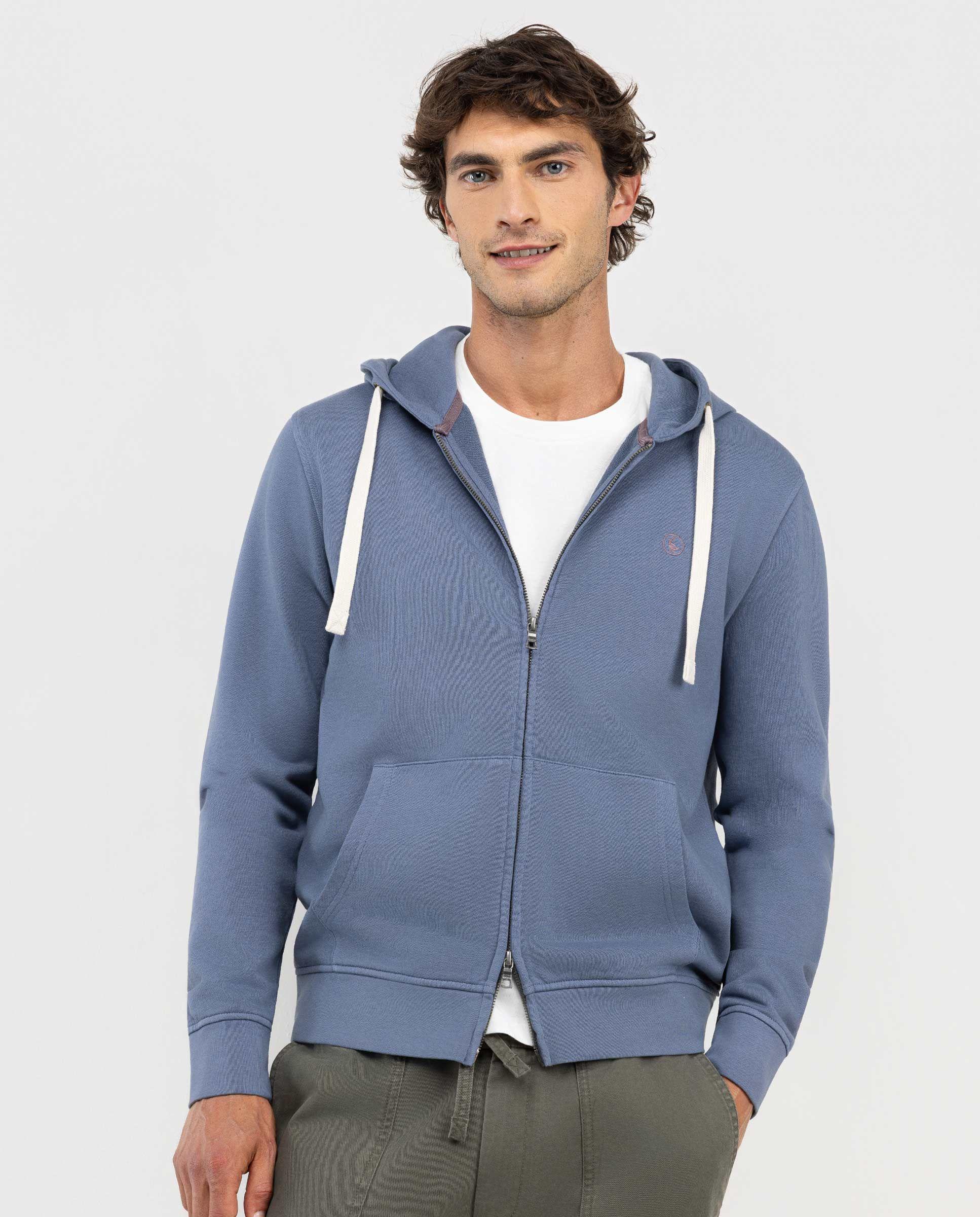 Sudadera Zipper Petróleo HOMBRE OI 25-0