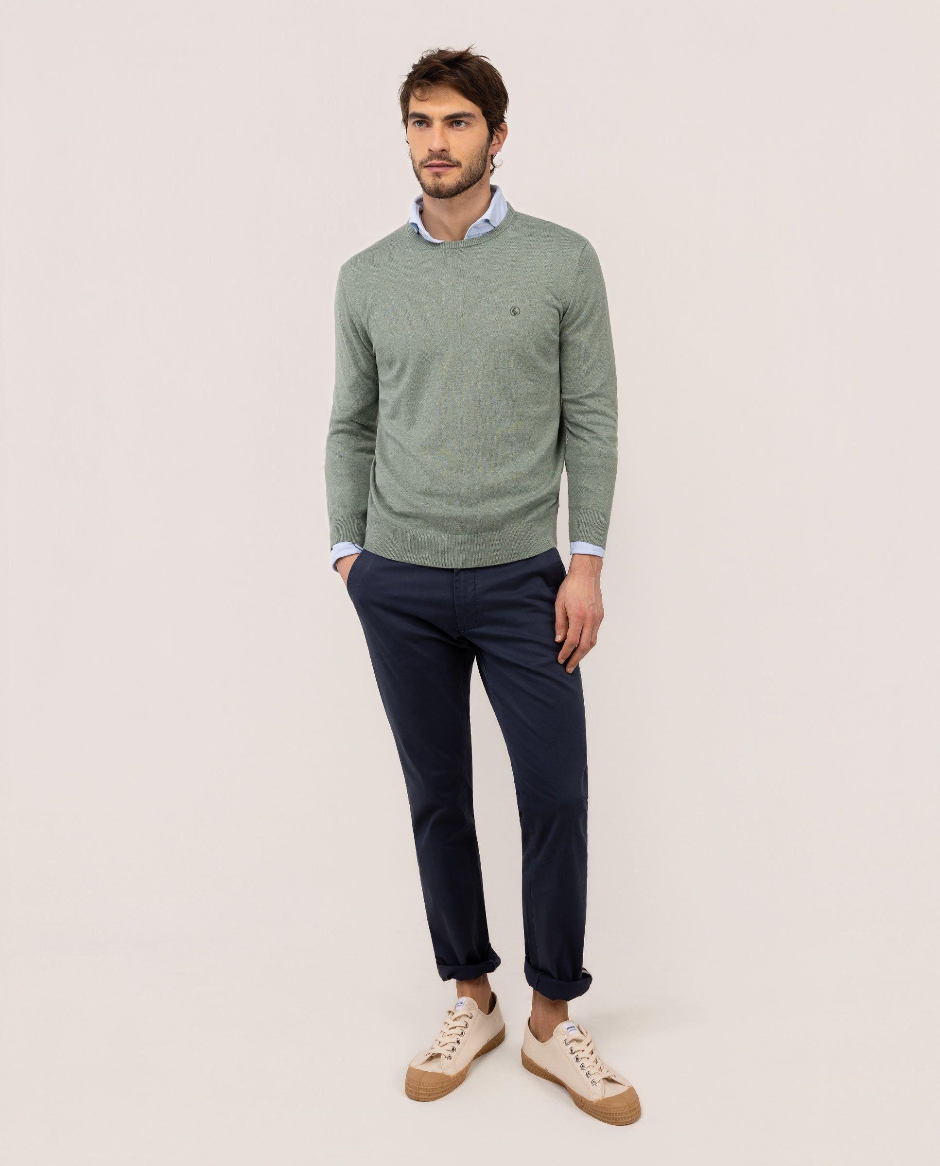 Jersey Cuello Caja Líquen HOMBRE PV 26-1