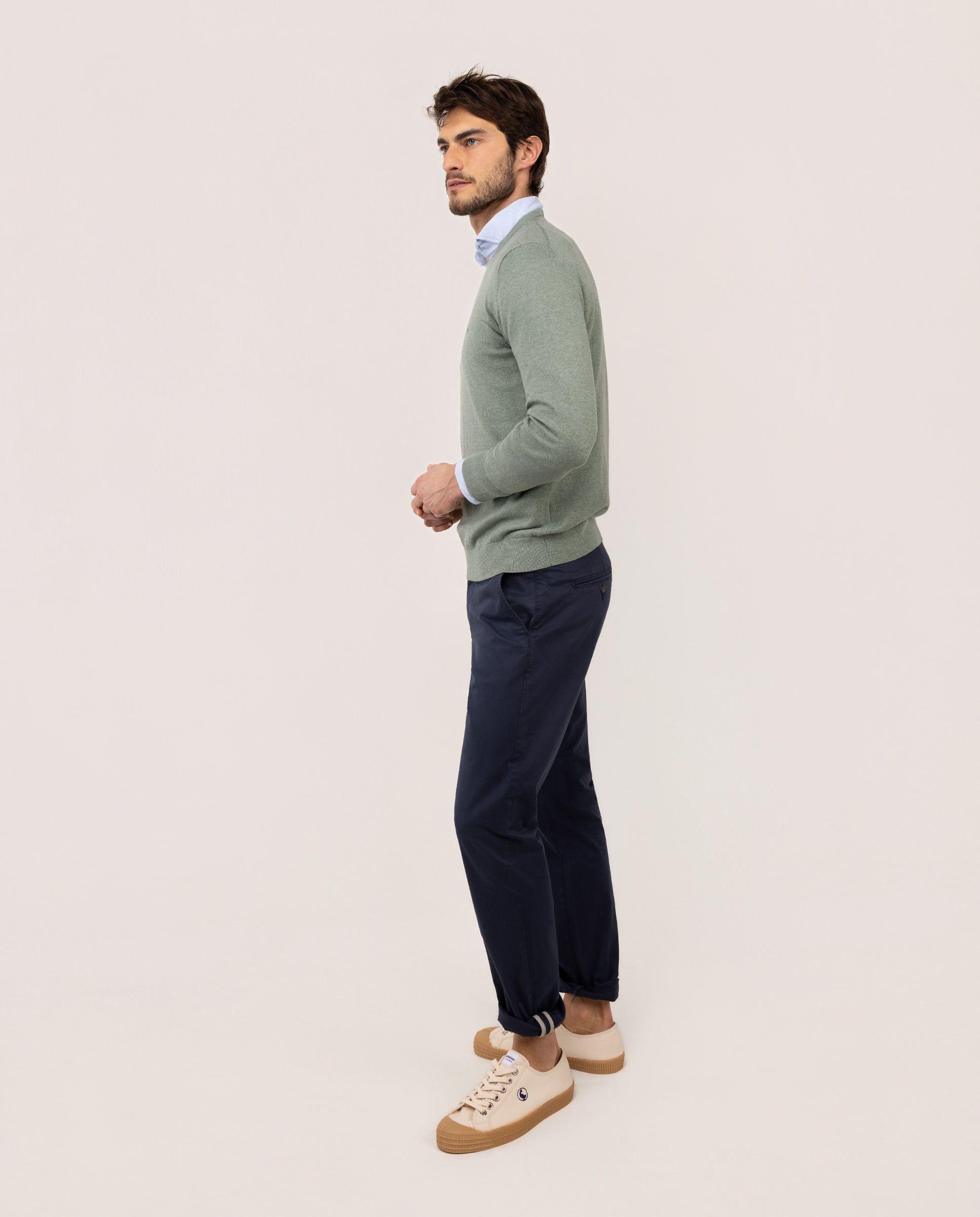 Jersey Cuello Caja Líquen HOMBRE PV 26-2