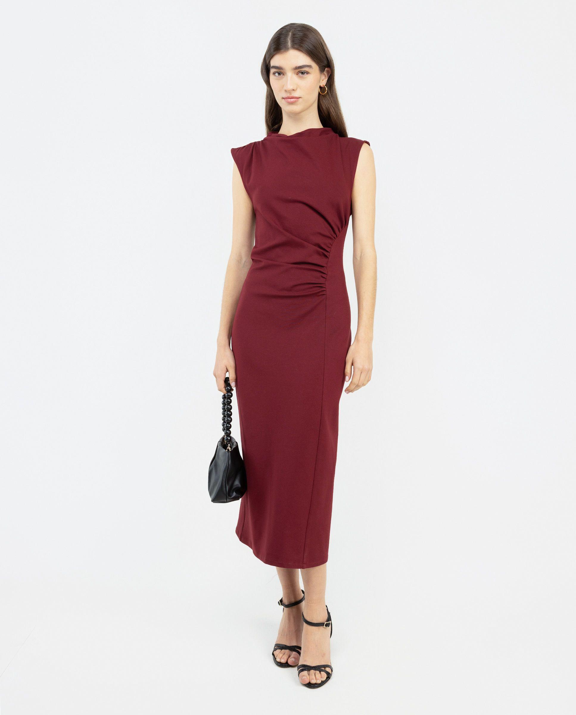 Vestido Punto Granate MUJER OI 25-0