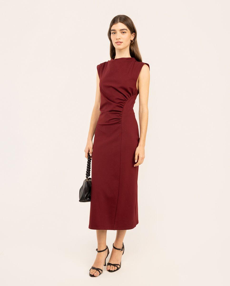 Vestido Punto Granate MUJER OI 25-1