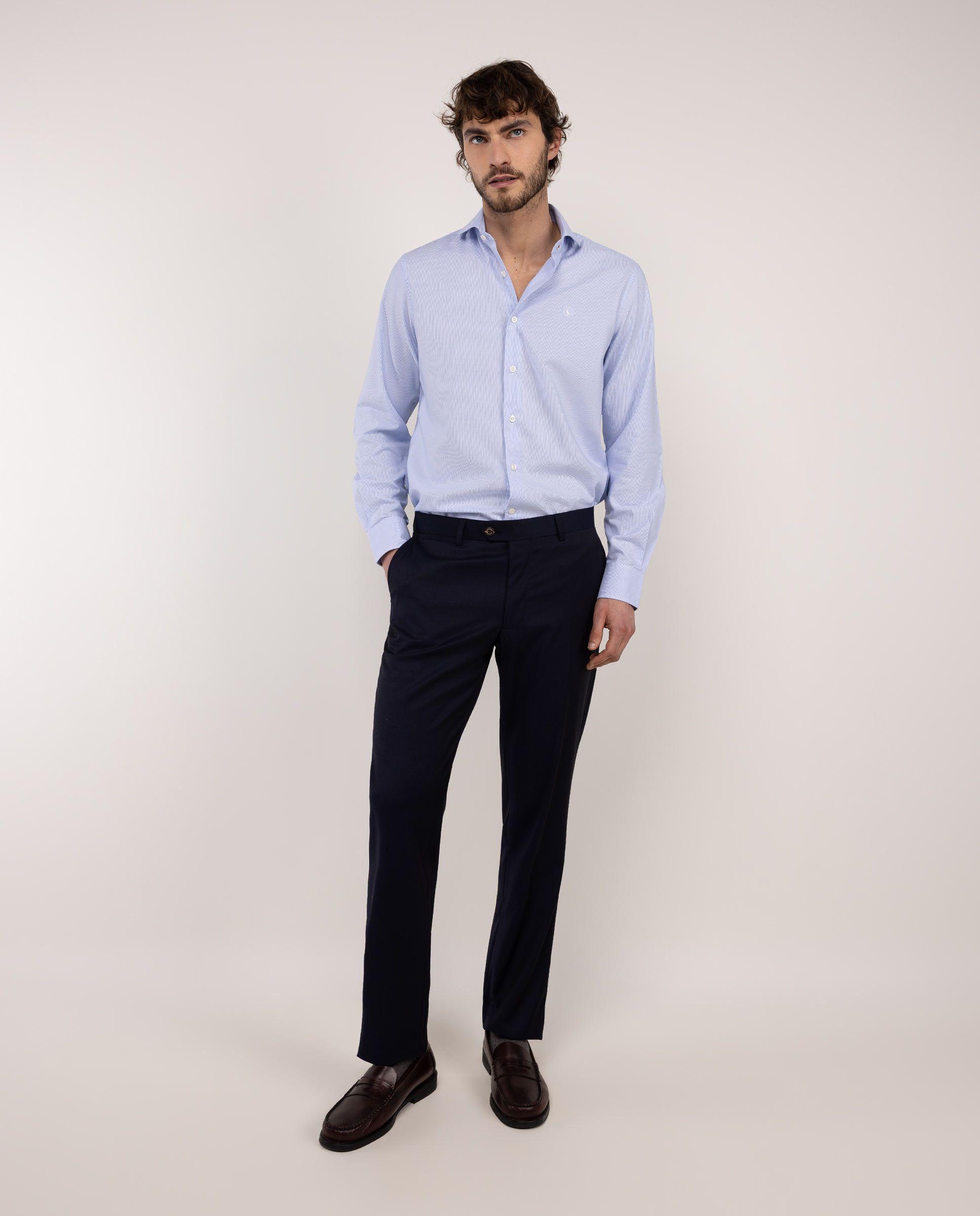 Pantalón Traje Lavable Marino Liso HOMBRE PV 26-1