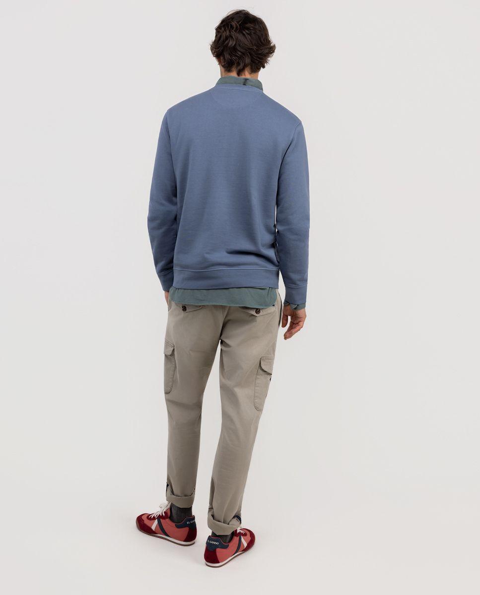Sudadera Cuello Caja Petróleo HOMBRE OI 25-2