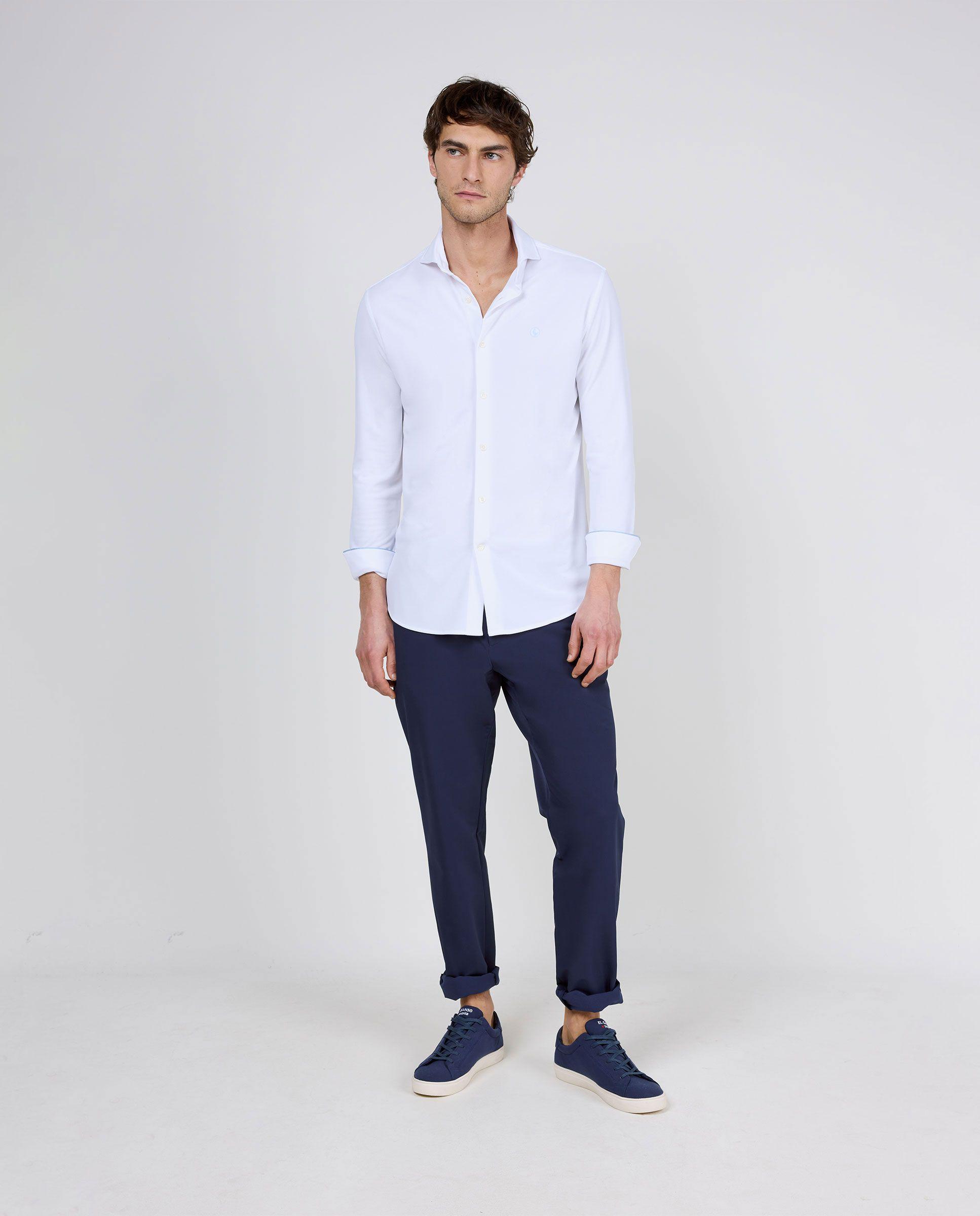 Camisa Sepiia Lisa Blanca HOMBRE PV 26-0