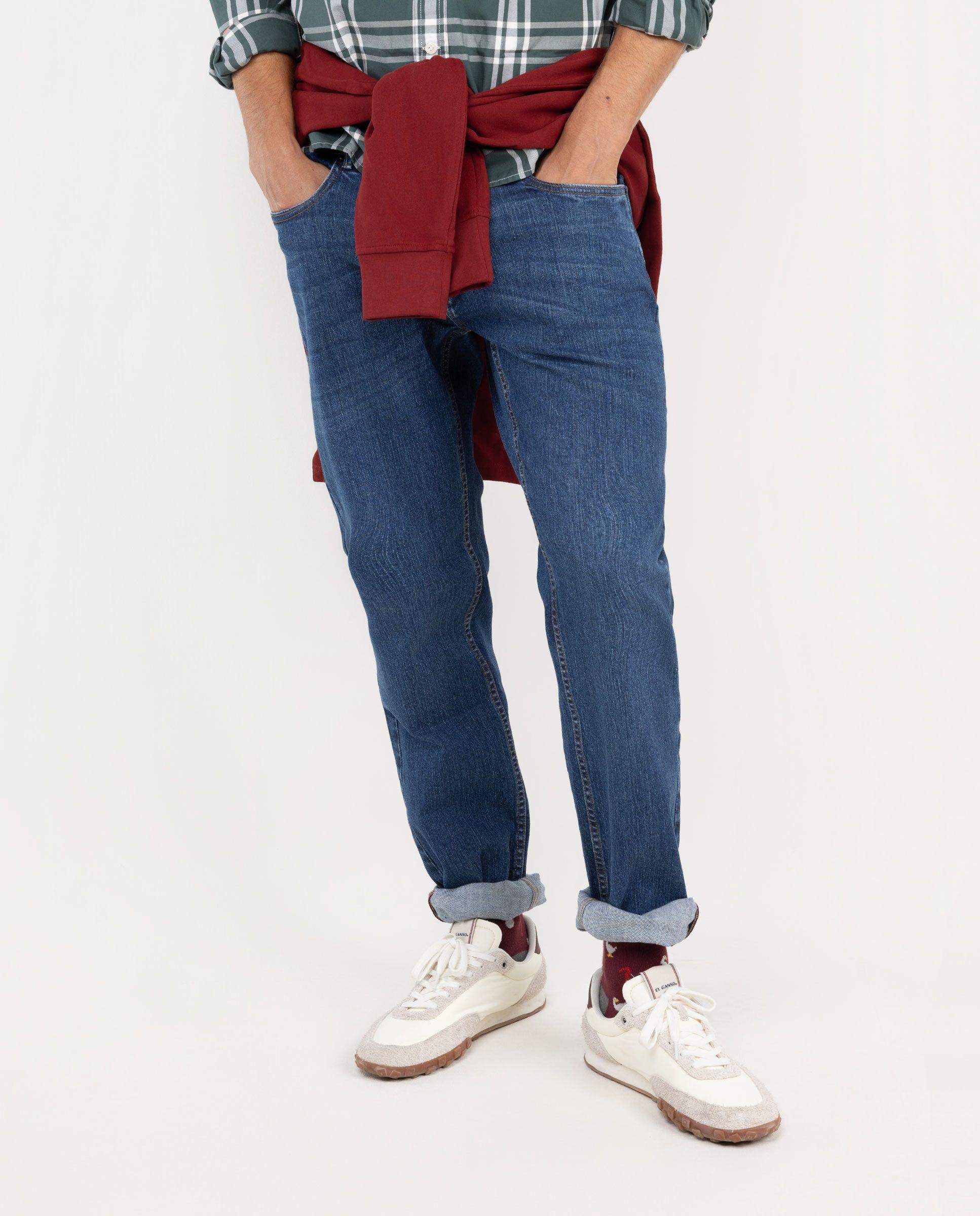 Pantalón Denim Azul Medio HOMBRE OI 25-1