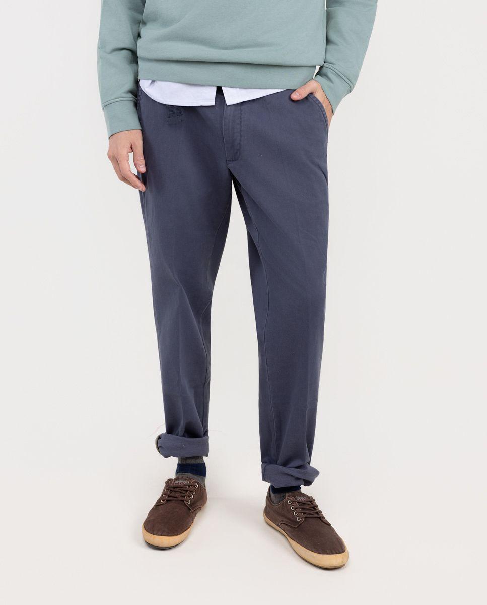 Pantalón Chino Invierno Azul Medio Regular Fit HOMBRE OI 25-0