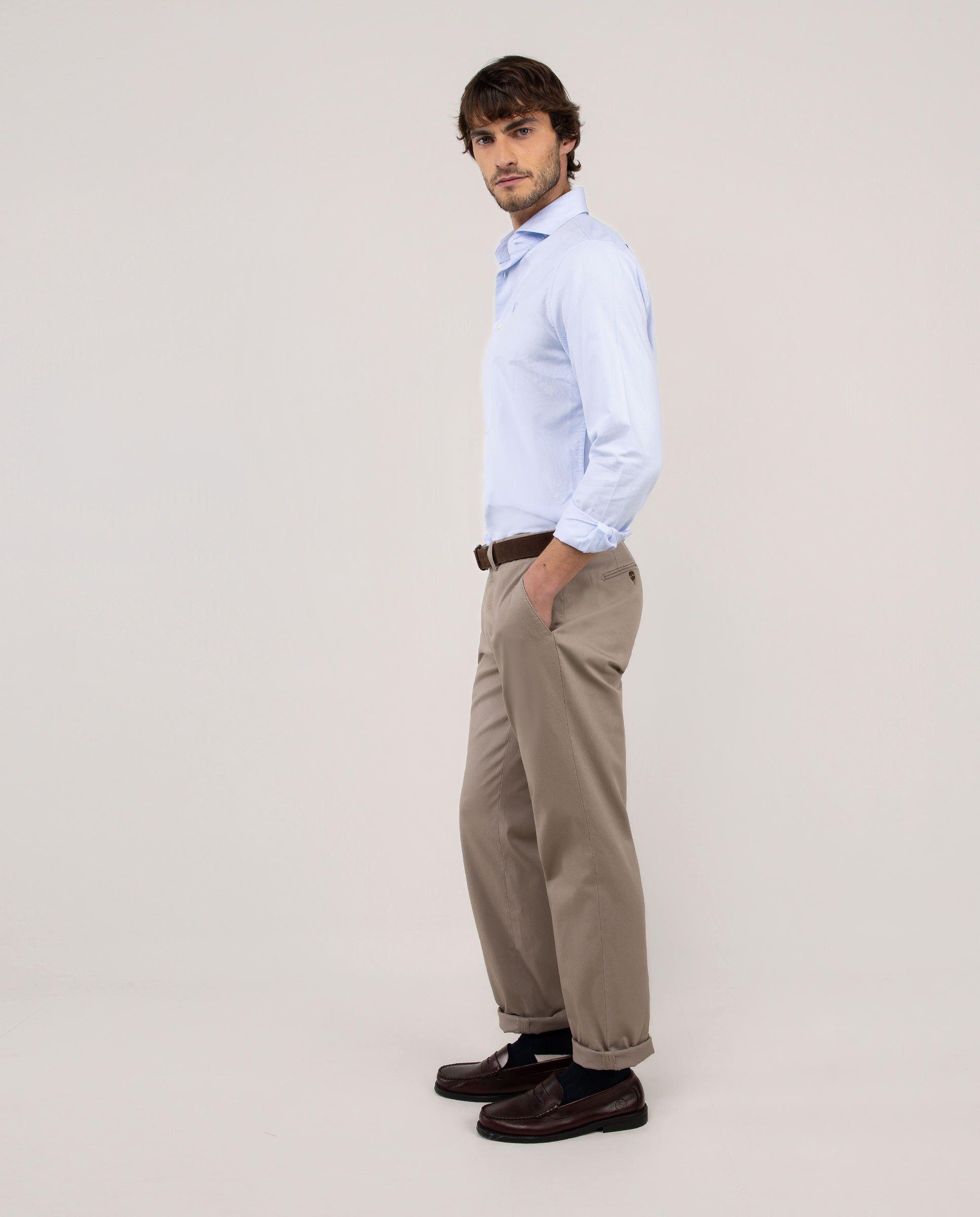 Camisa de Vestir Royal Oxford Celeste HOMBRE PV 26-2