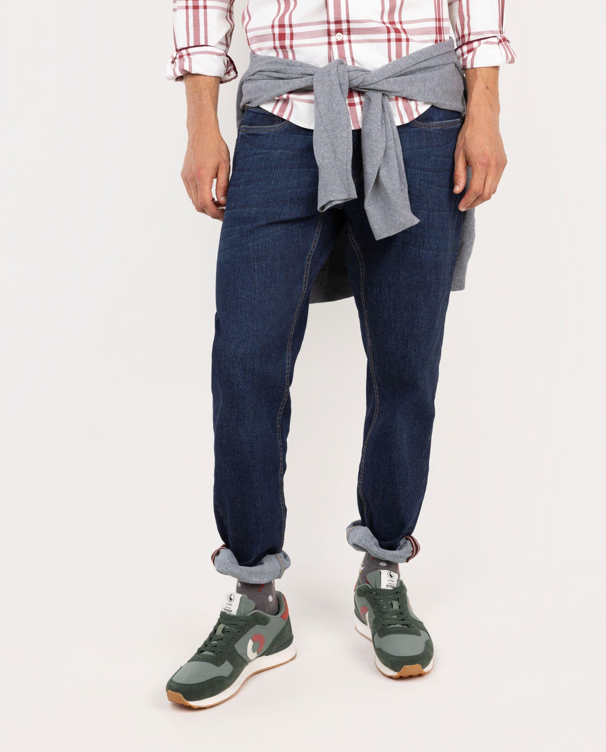 Pantalón Denim Azul Oscuro HOMBRE OI 25-1