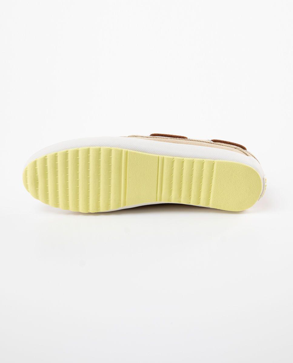 Nautico Sneaker Canvas Marrón-3
