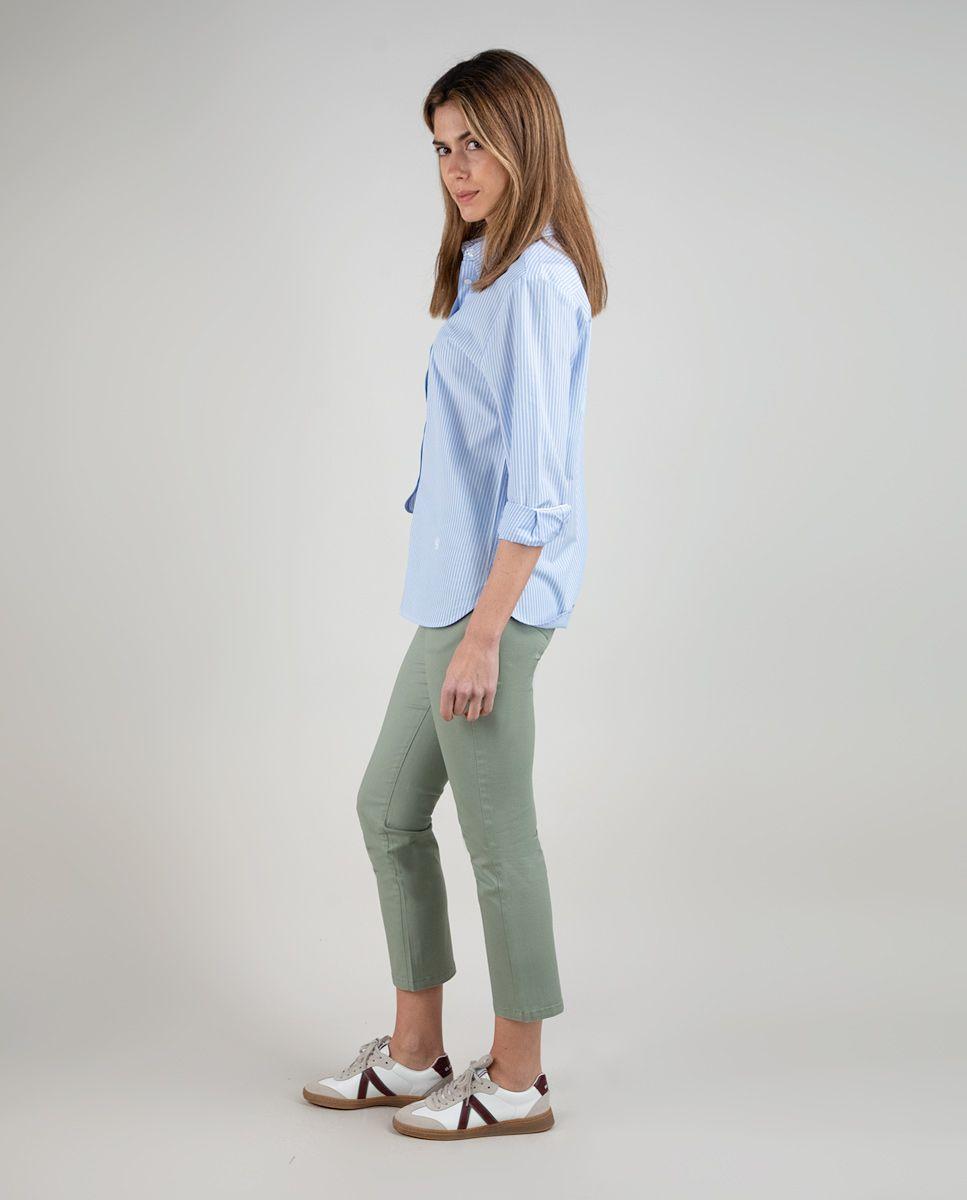 Camisa Popelín Butcher Celeste MUJER PV 25-2