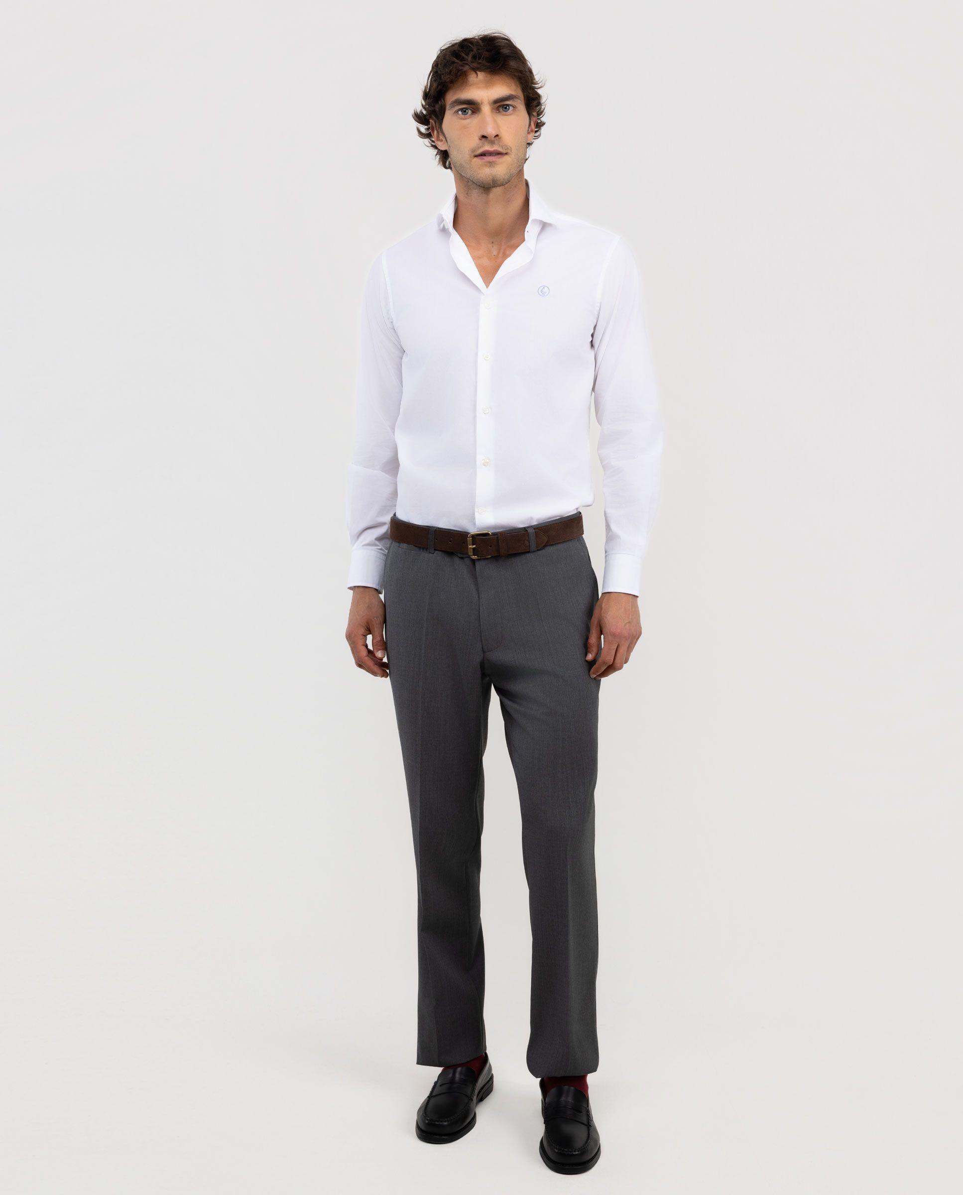 Pantalón Coordinado Liso Lavable Gris HOMBRE OI 25-1