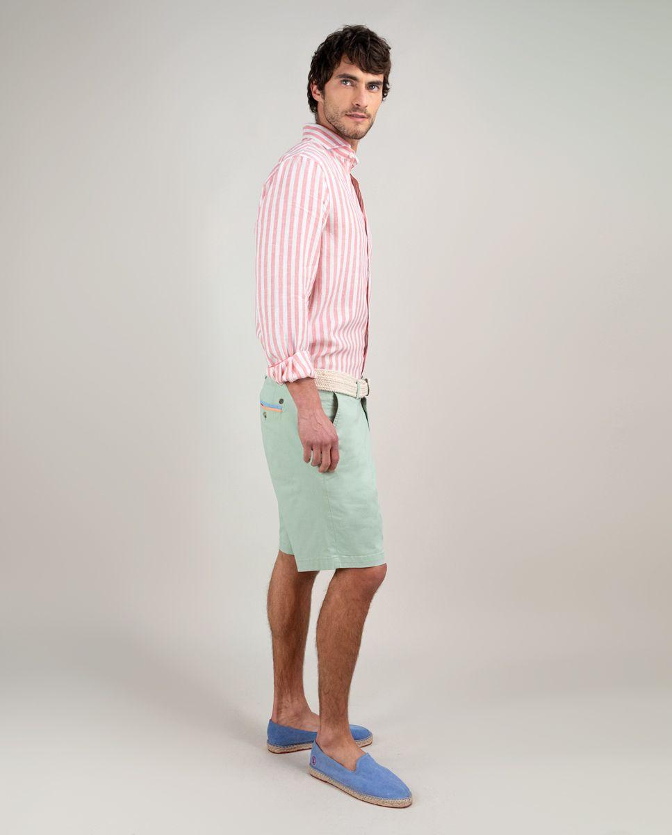 Camisa Lino Raya Kodak Rosa HOMBRE PV 25-2