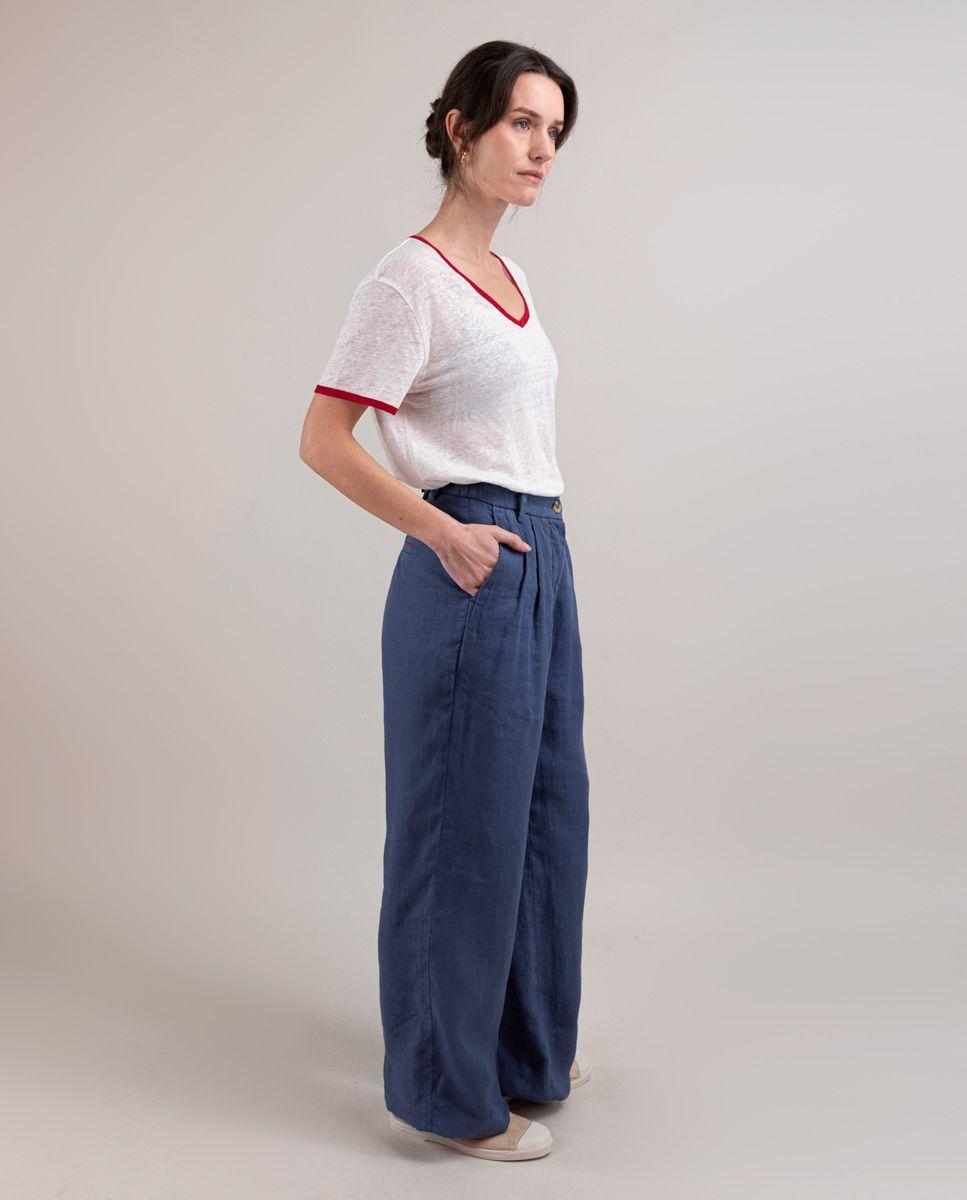 Camiseta Lino Blanco MUJER PV 25-2