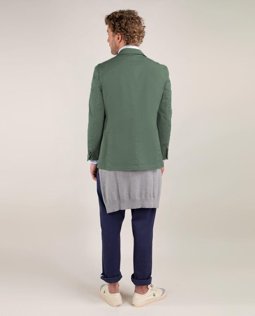 Americana Sarga Garment Dyed Verde HOMBRE PV 25-2