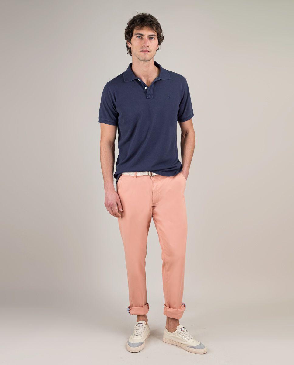 Pantalón Chino Verano Naranja HOMBRE PV 25-1