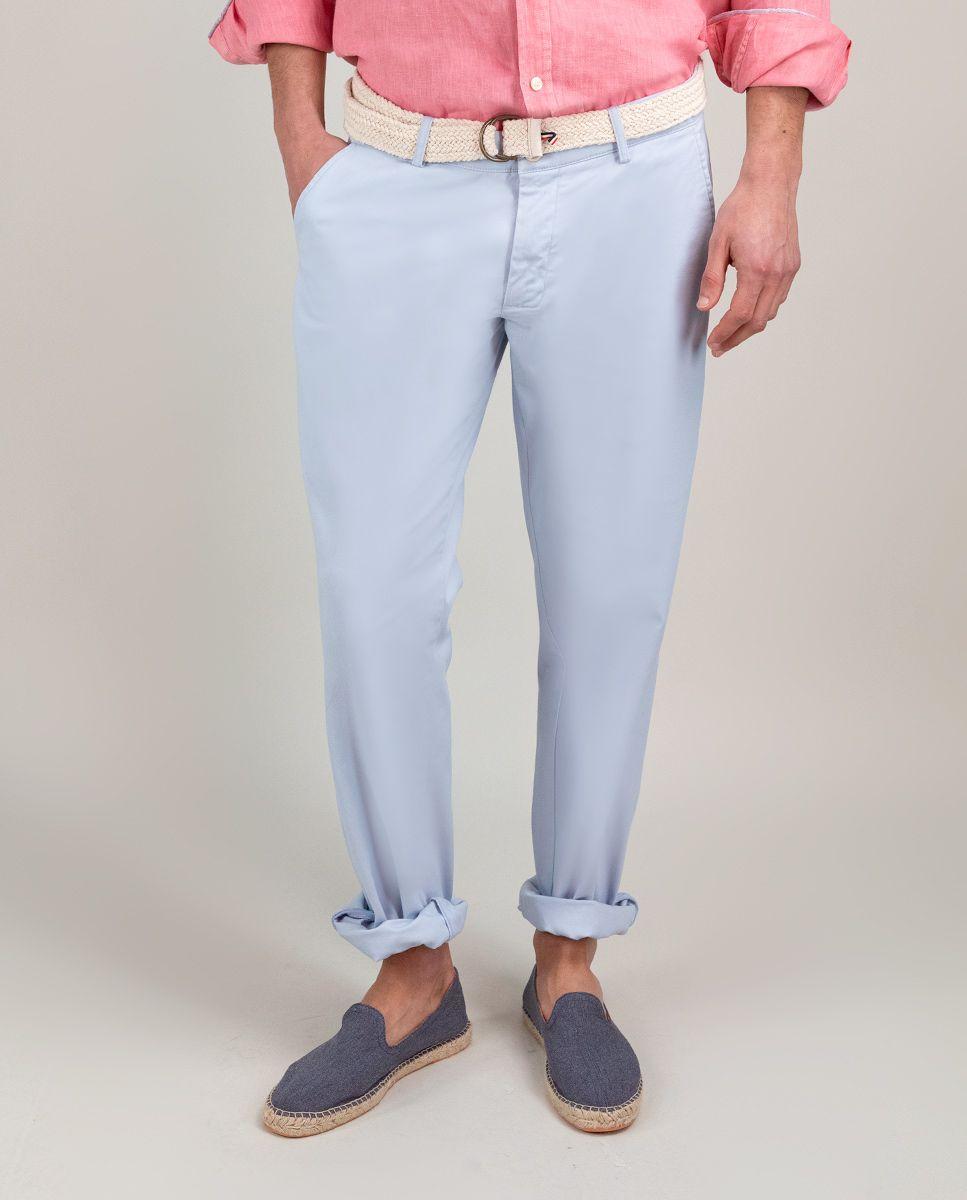 Pantalón Chino Verano Celeste HOMBRE PV 25-0