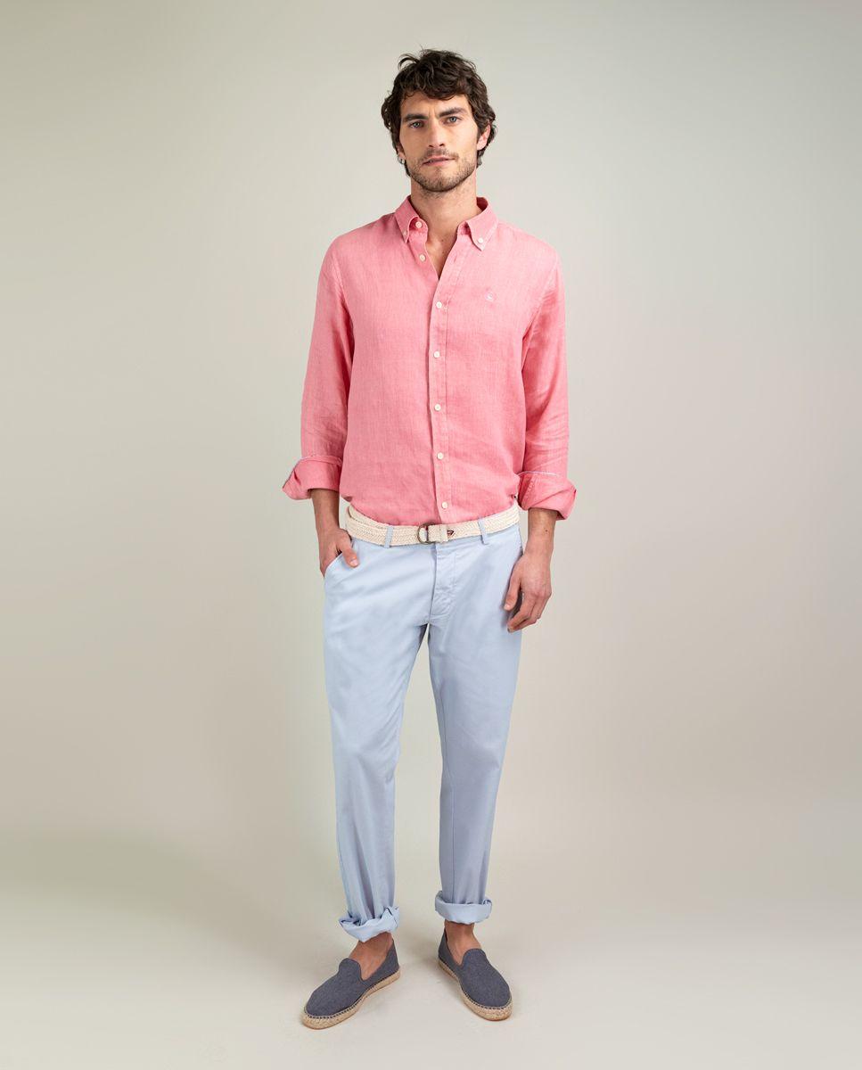 Pantalón Chino Verano Celeste HOMBRE PV 25-1