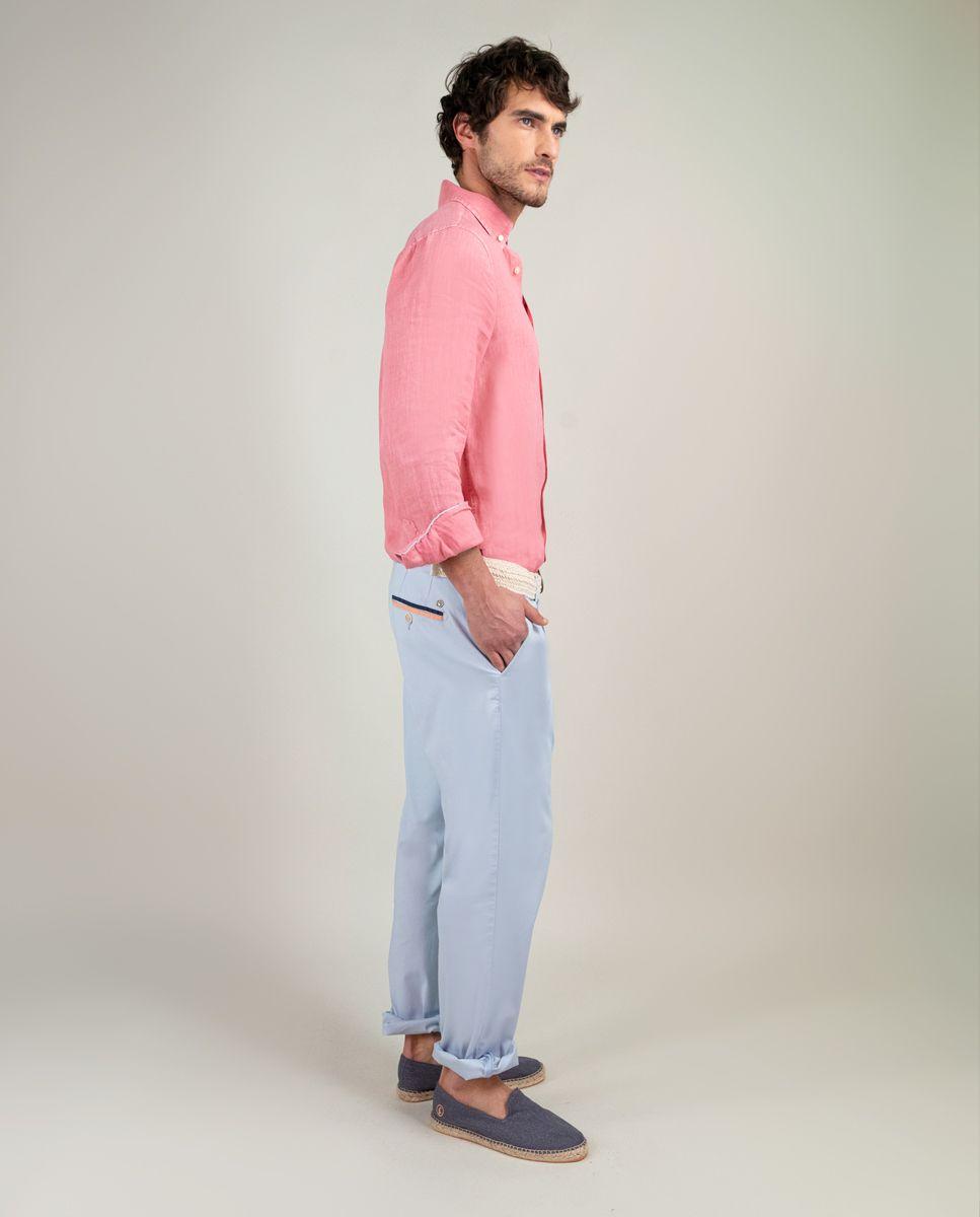 Pantalón Chino Verano Celeste HOMBRE PV 25-2