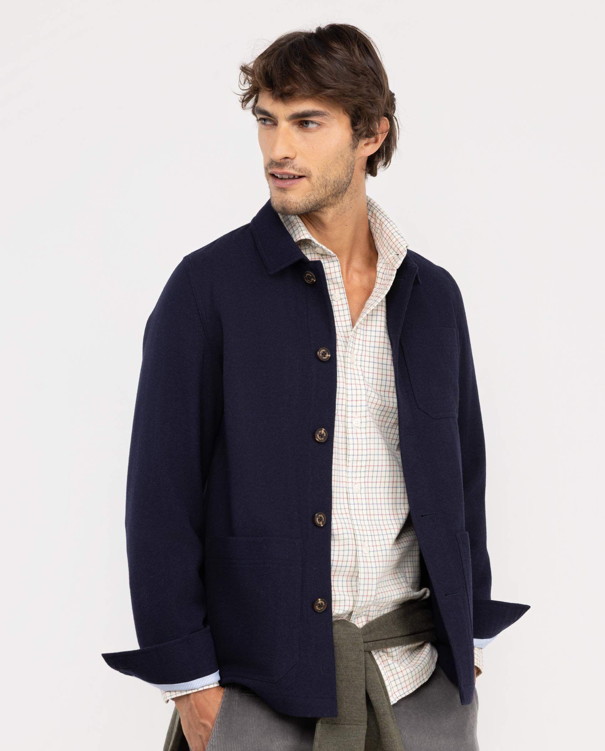 Sobrecamisa Lana Marino HOMBRE OI 25-1