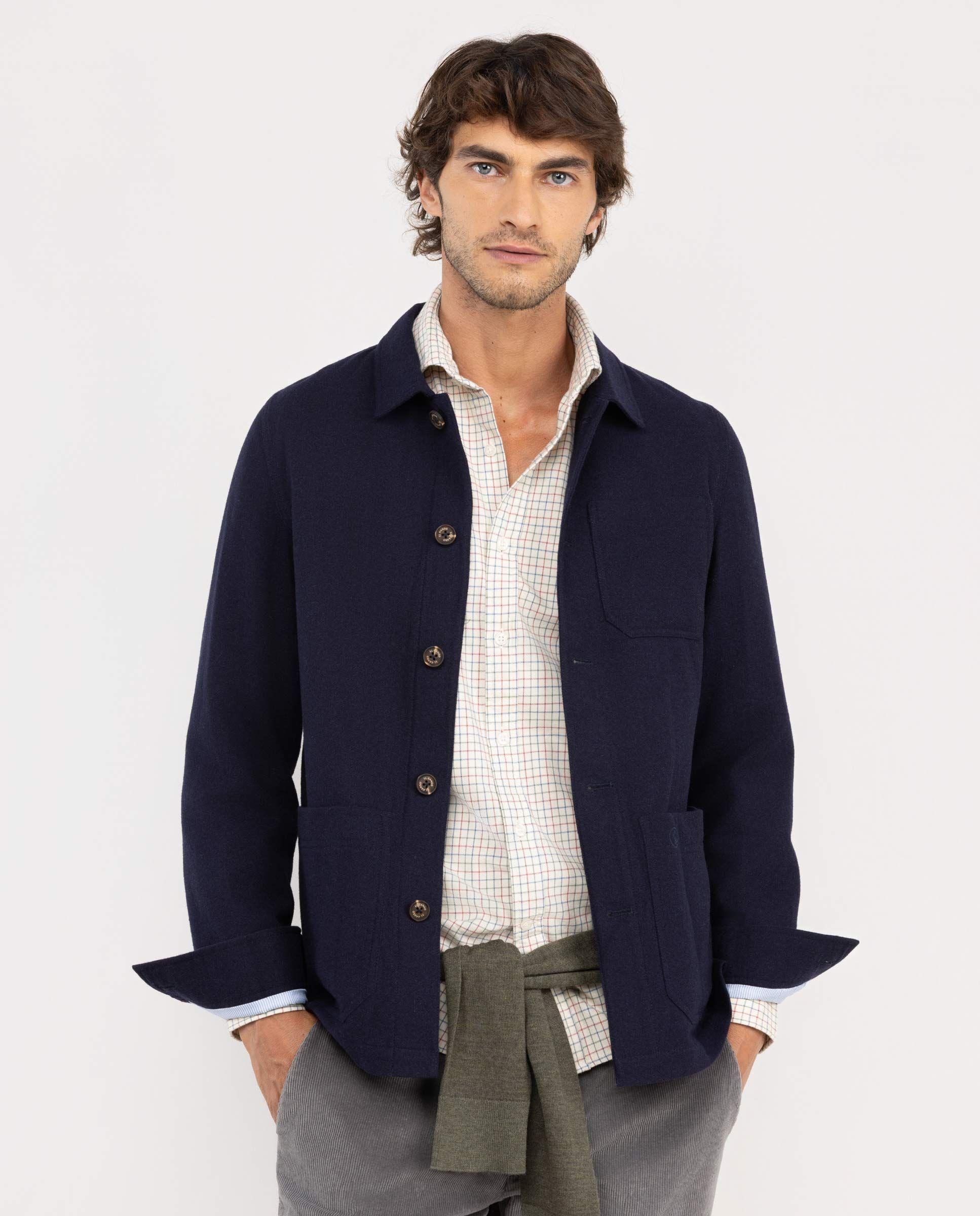 Sobrecamisa Lana Marino HOMBRE OI 25-2