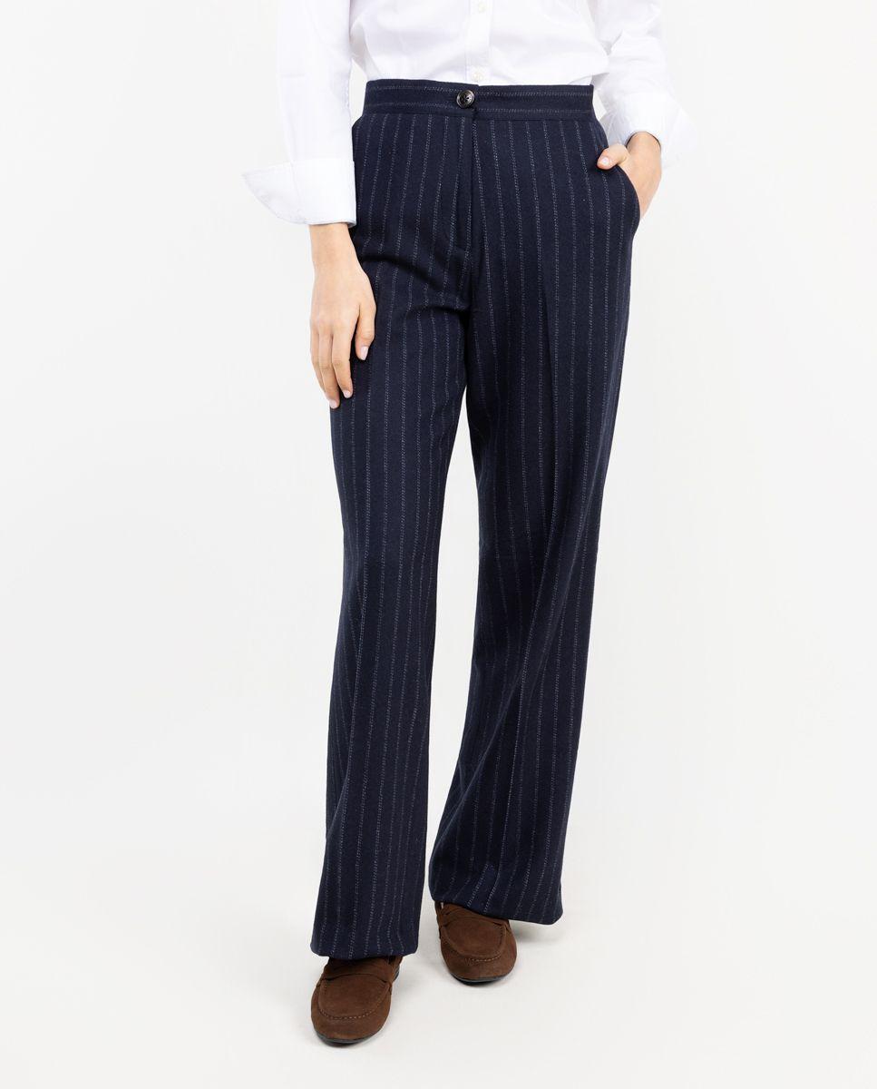 Pantalón Coordinado Raya Diplomática Marino MUJER OI 25-0