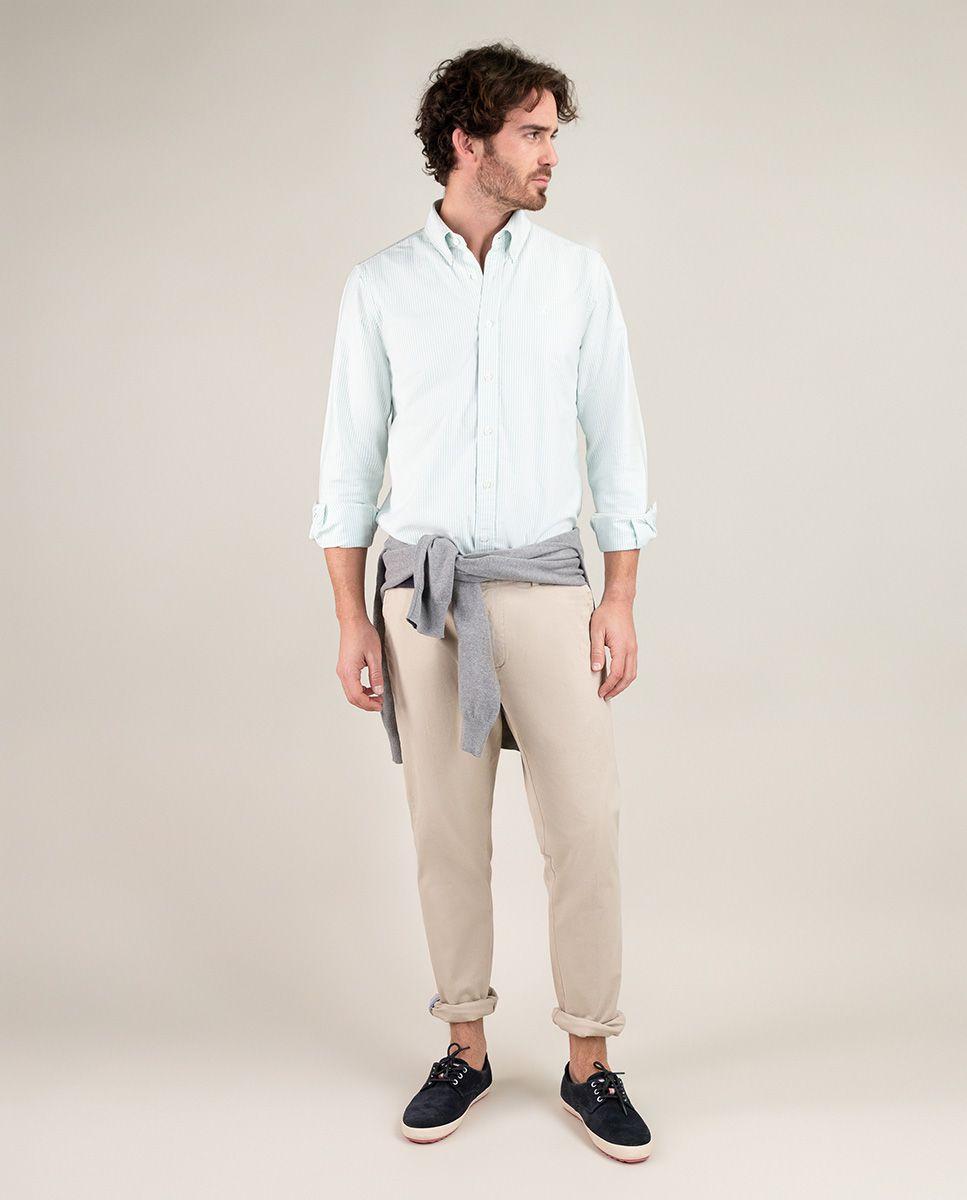 Camisa Oxford Yale Verde HOMBRE PV 25-1