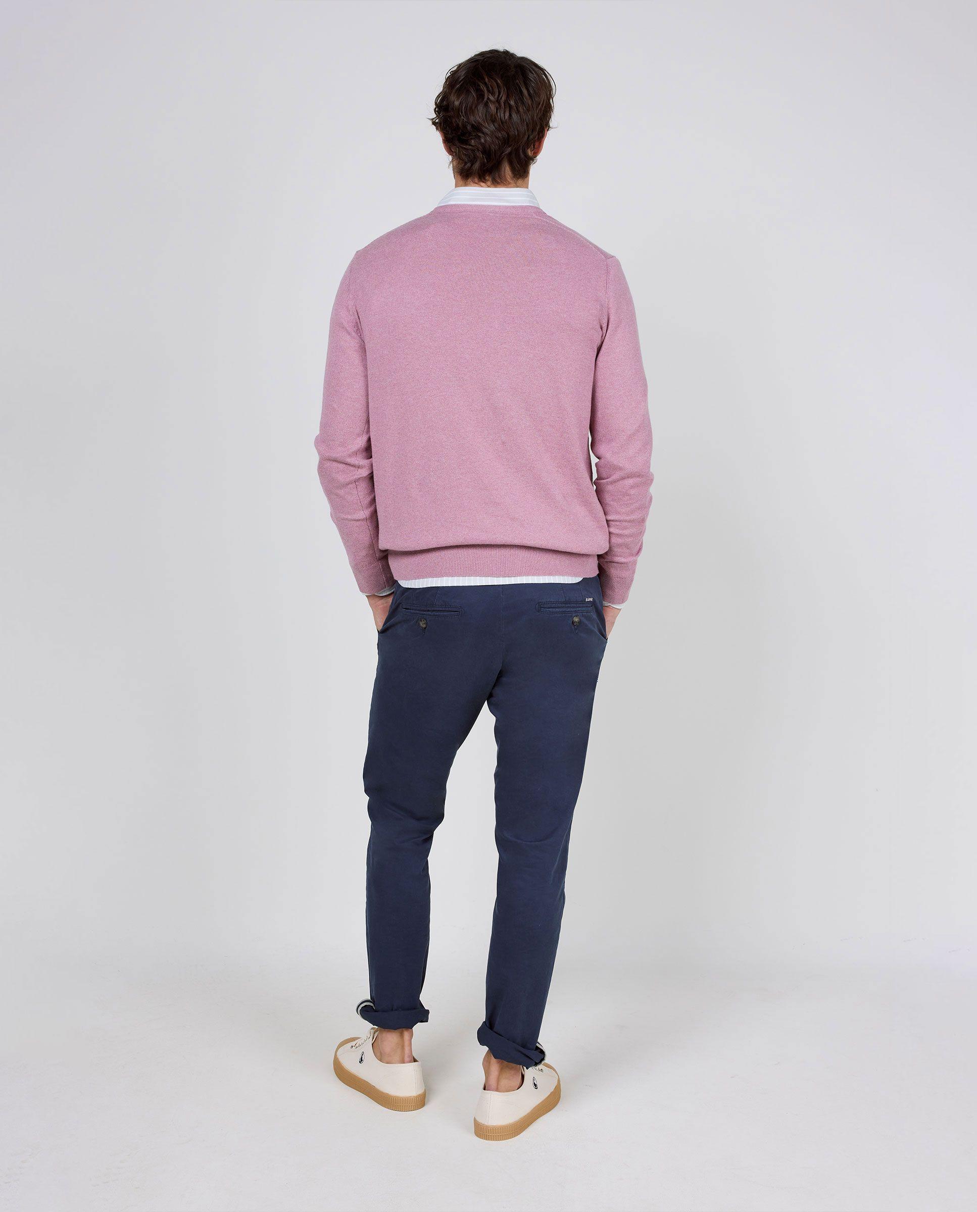 Jersey Cuello Pico Rosa HOMBRE PV 26-2