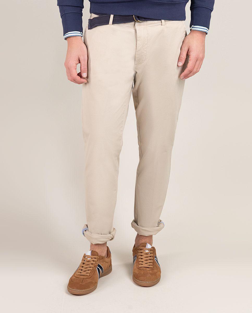 Pantalón Chino Básico Beige HOMBRE PV 25-2