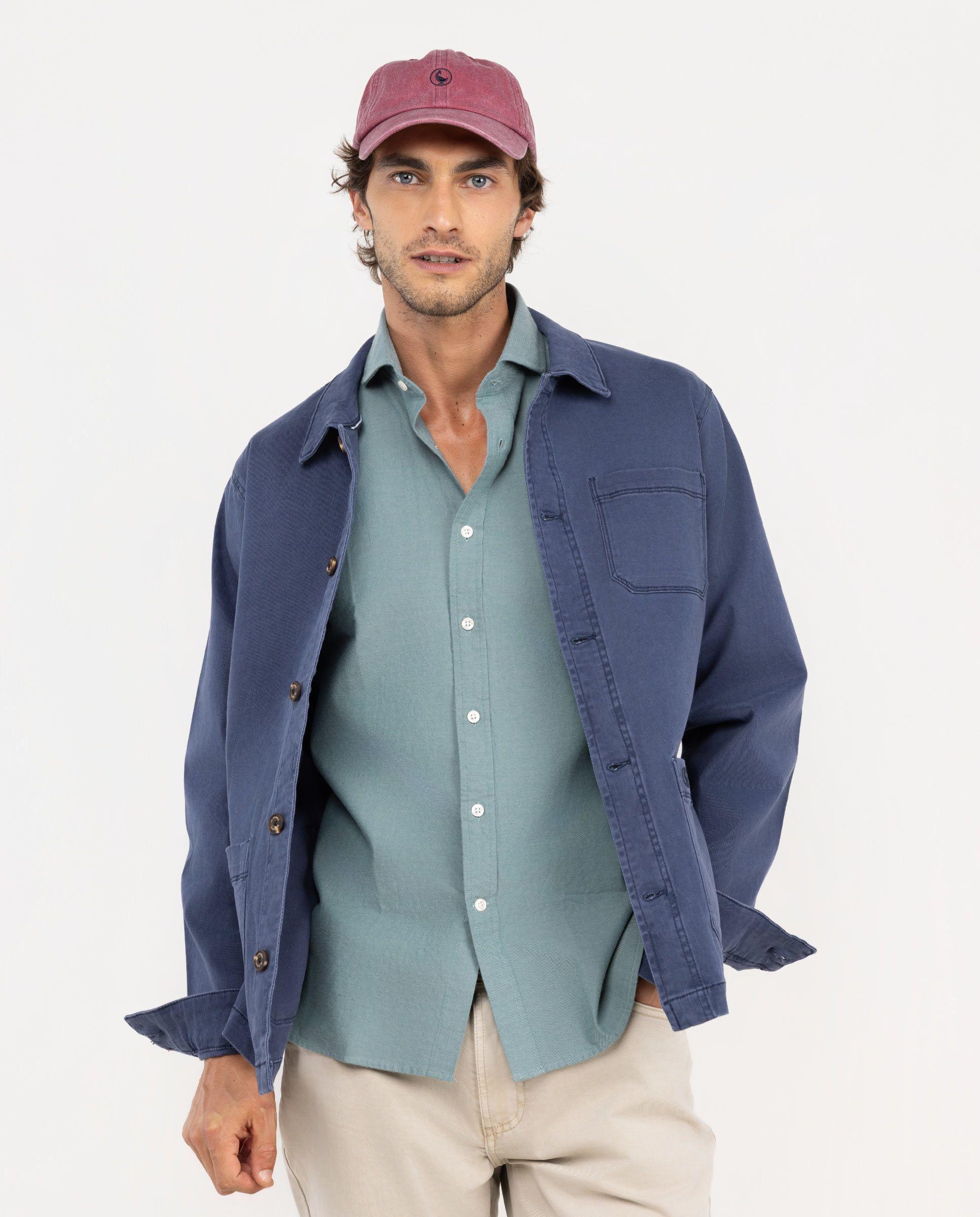 Sobrecamisa Algodón Marino HOMBRE OI 25-0