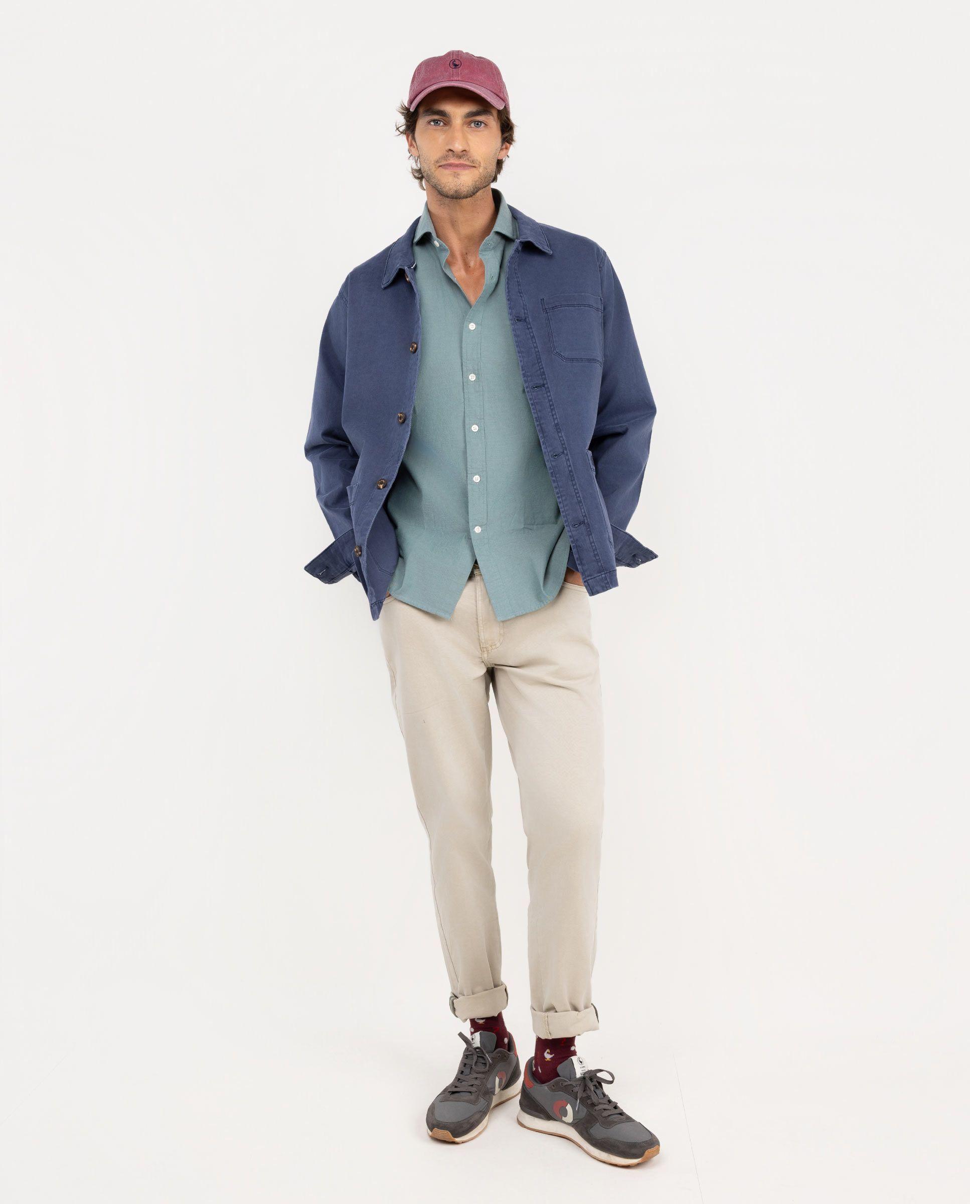 Sobrecamisa Algodón Marino HOMBRE OI 25-1