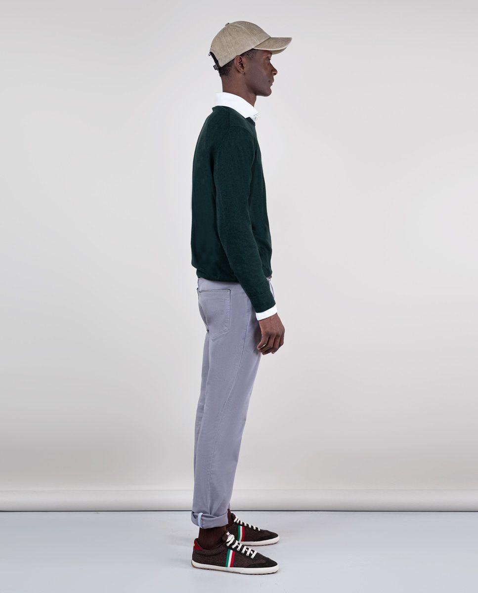 Pantalón 5 Bolsillos Gris-2