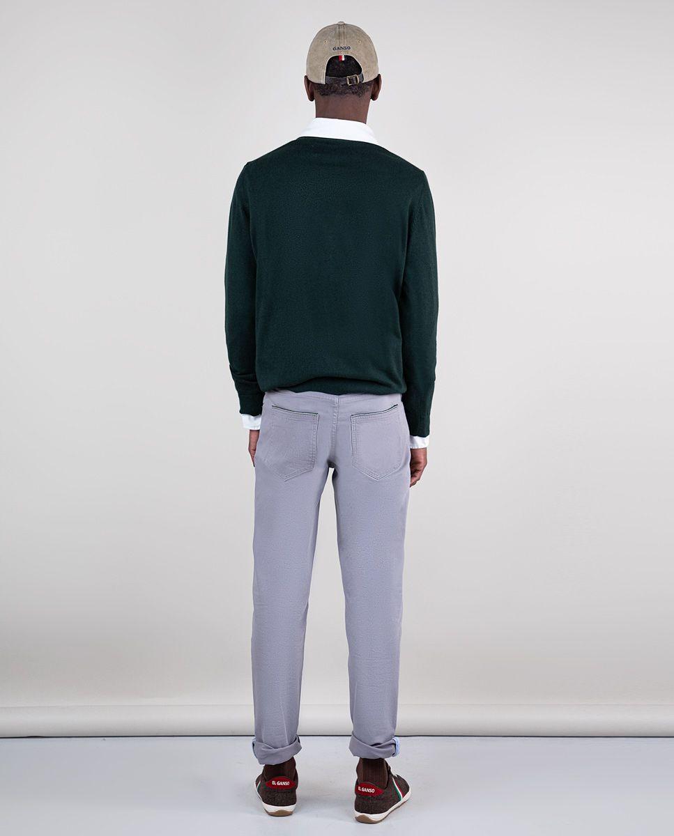 Pantalón 5 Bolsillos Gris-3